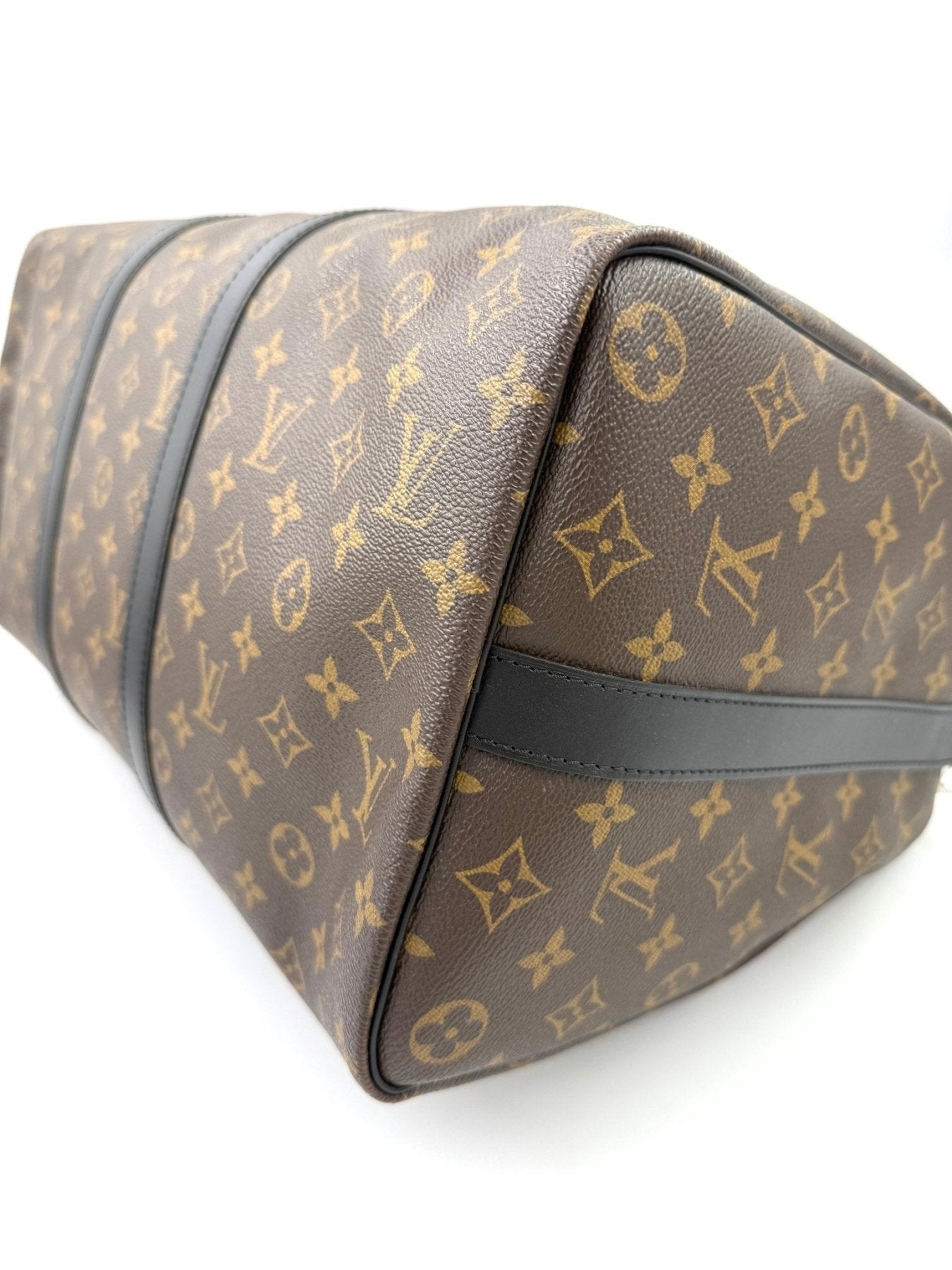 LOUIS VUITTON Keepall 45 Bandouliere Monogram Canvas schwarz - Clutch & Macarons - AA4168 & Chip - Clutch & Macarons -