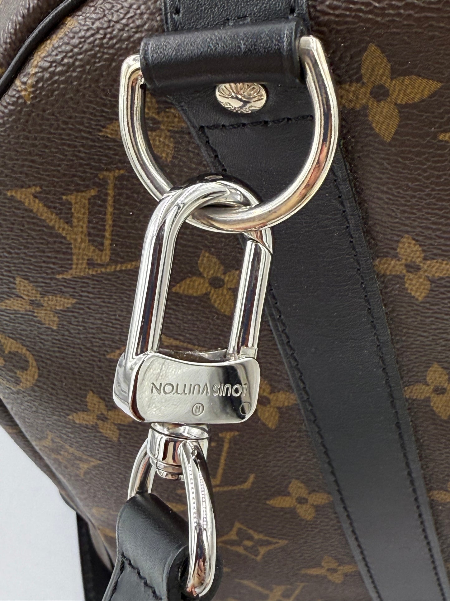 LOUIS VUITTON Keepall 45 Bandouliere Monogram Canvas schwarz