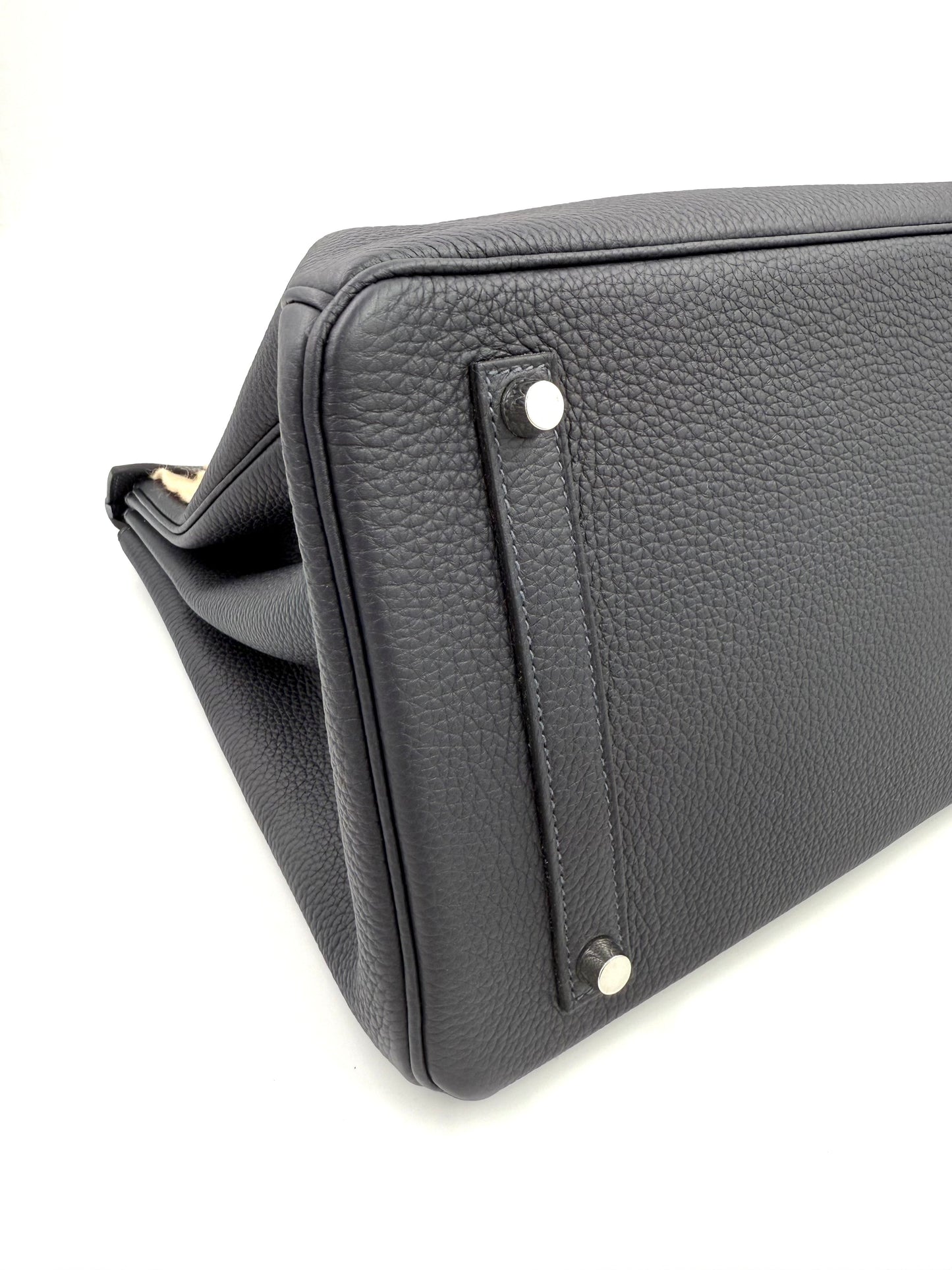 HERMÈS Birkin 35 Togo Caban PHW