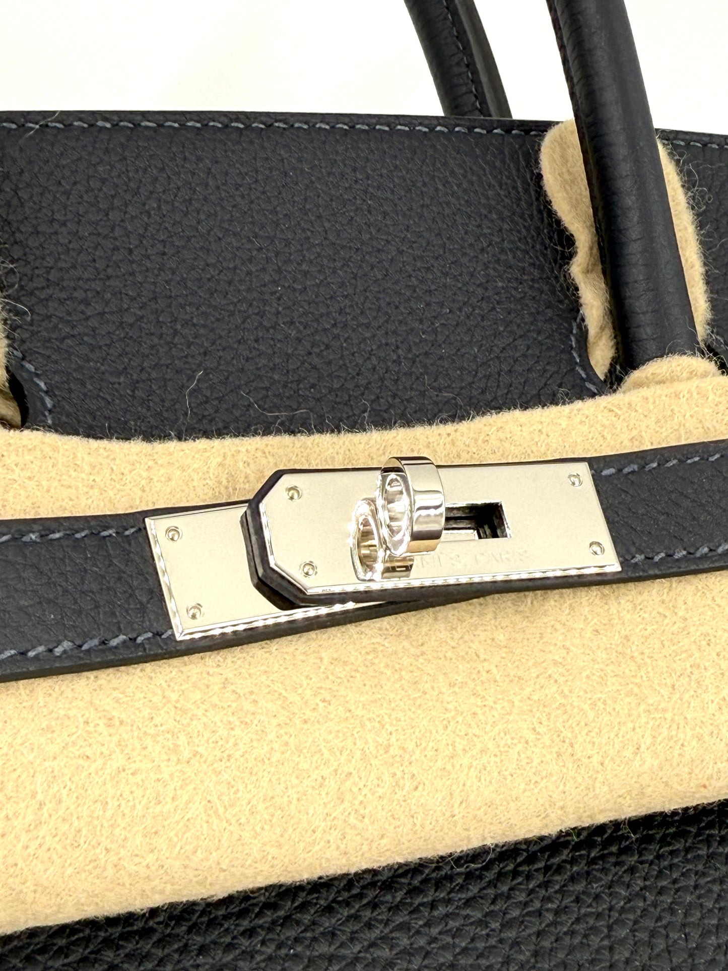HERMÈS Birkin 35 Togo Caban PHW
