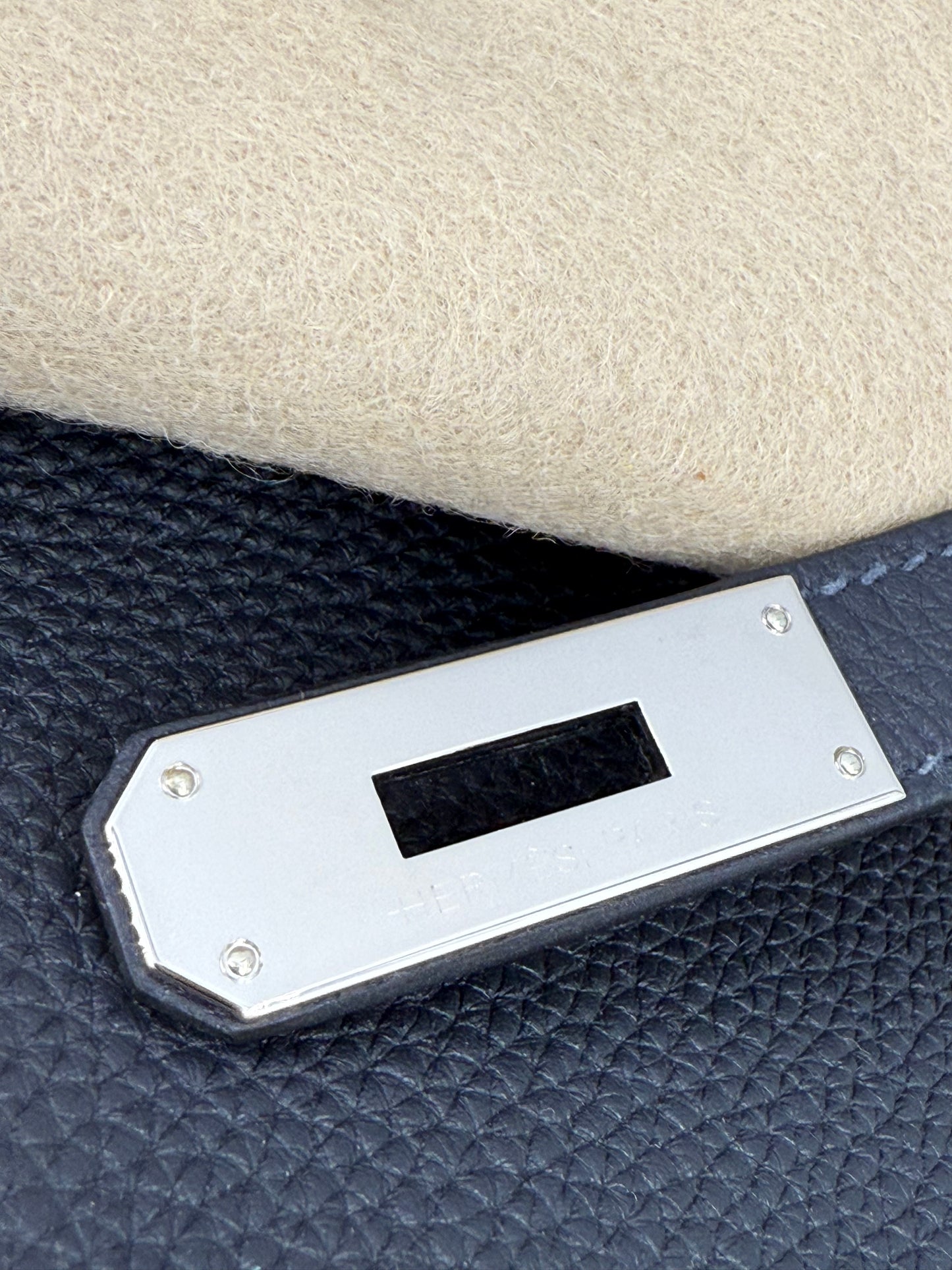 HERMÈS Birkin 35 Togo Caban PHW