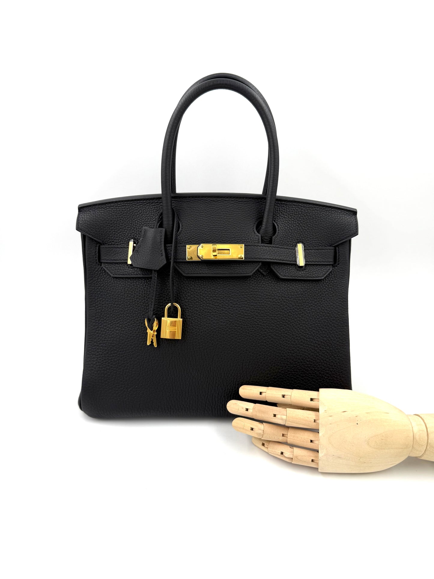 HERMÈS Birkin 30 Togo noir GHW