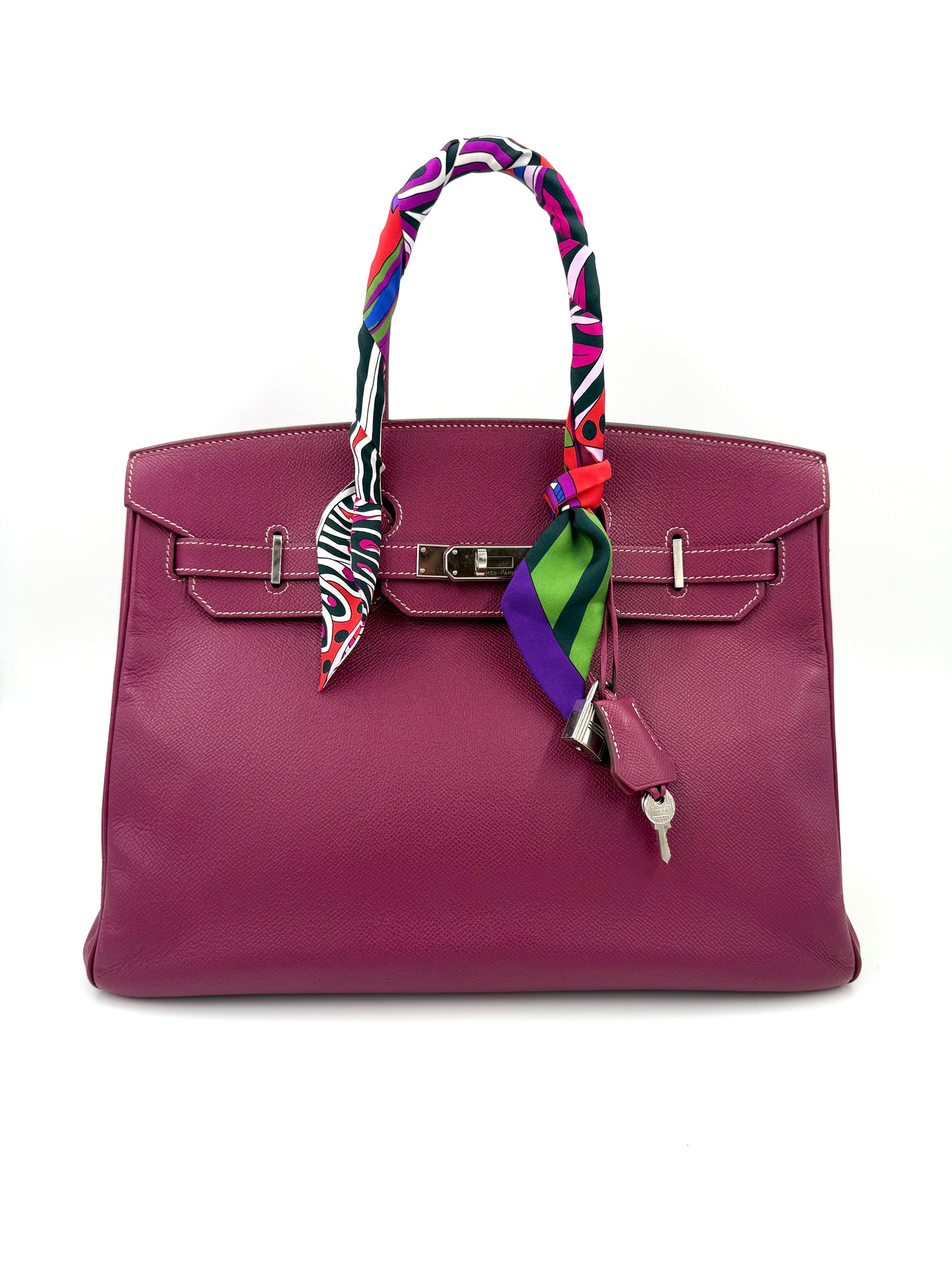 Birkin 35 Candy Collection Epsom Tosca / Rose Tyrien