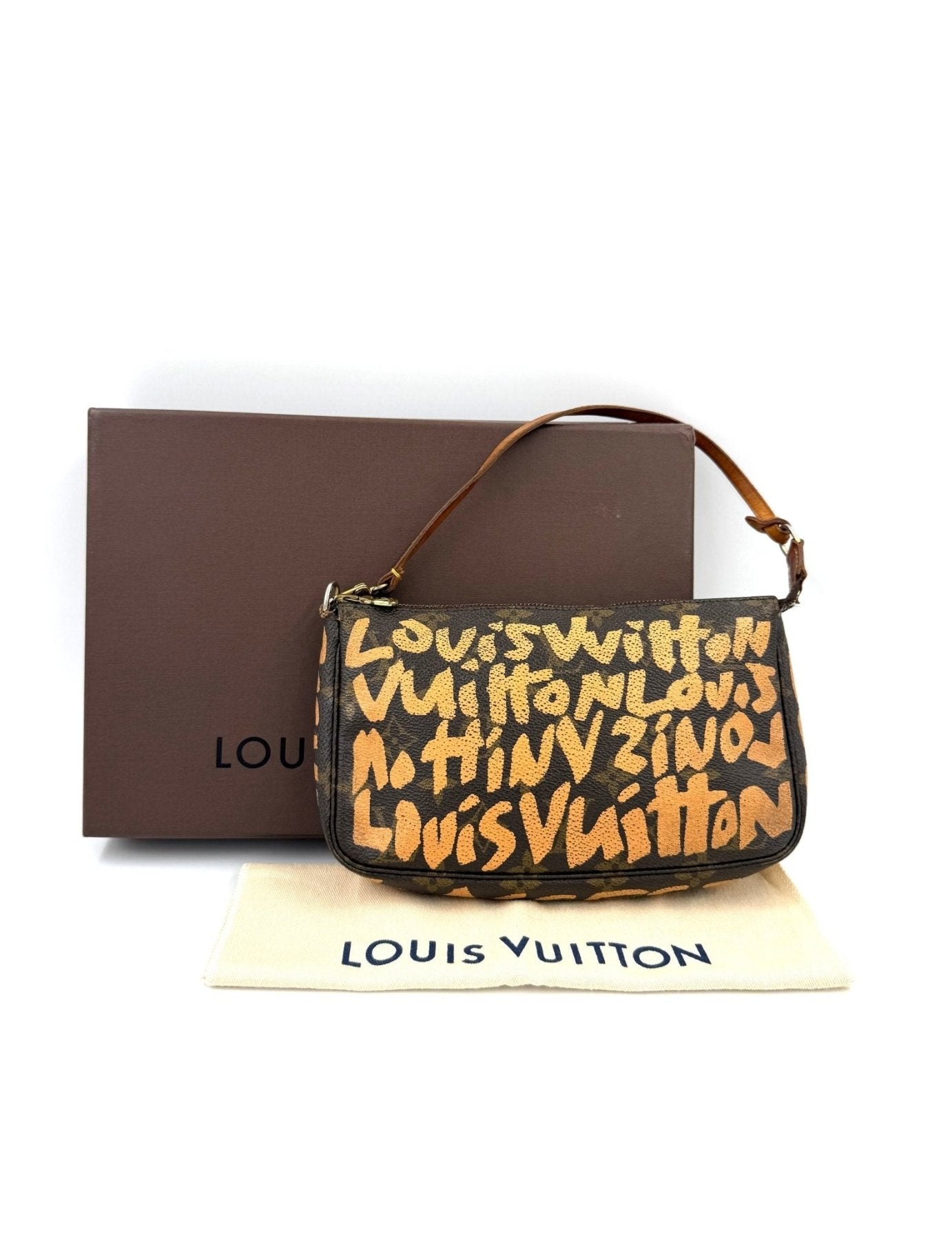 LOUIS VUITTON Pochette Accessoires Graffiti x Stephen Sprouse - Clutch & Macarons - AR0041 - Clutch & Macarons -