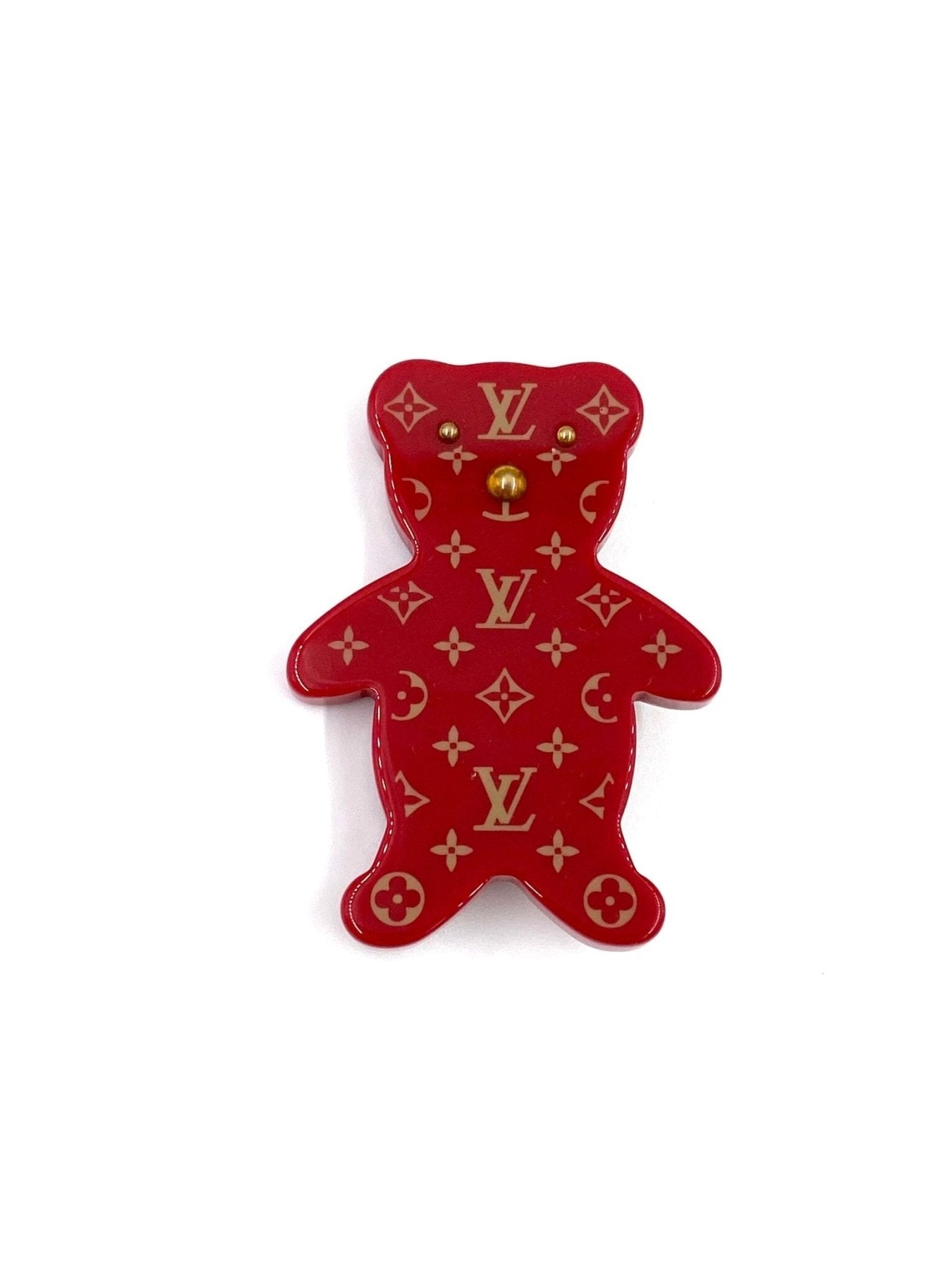LOUIS VUITTON Teddy Brosche rouge - Clutch & Macarons - Clutch & Macarons -