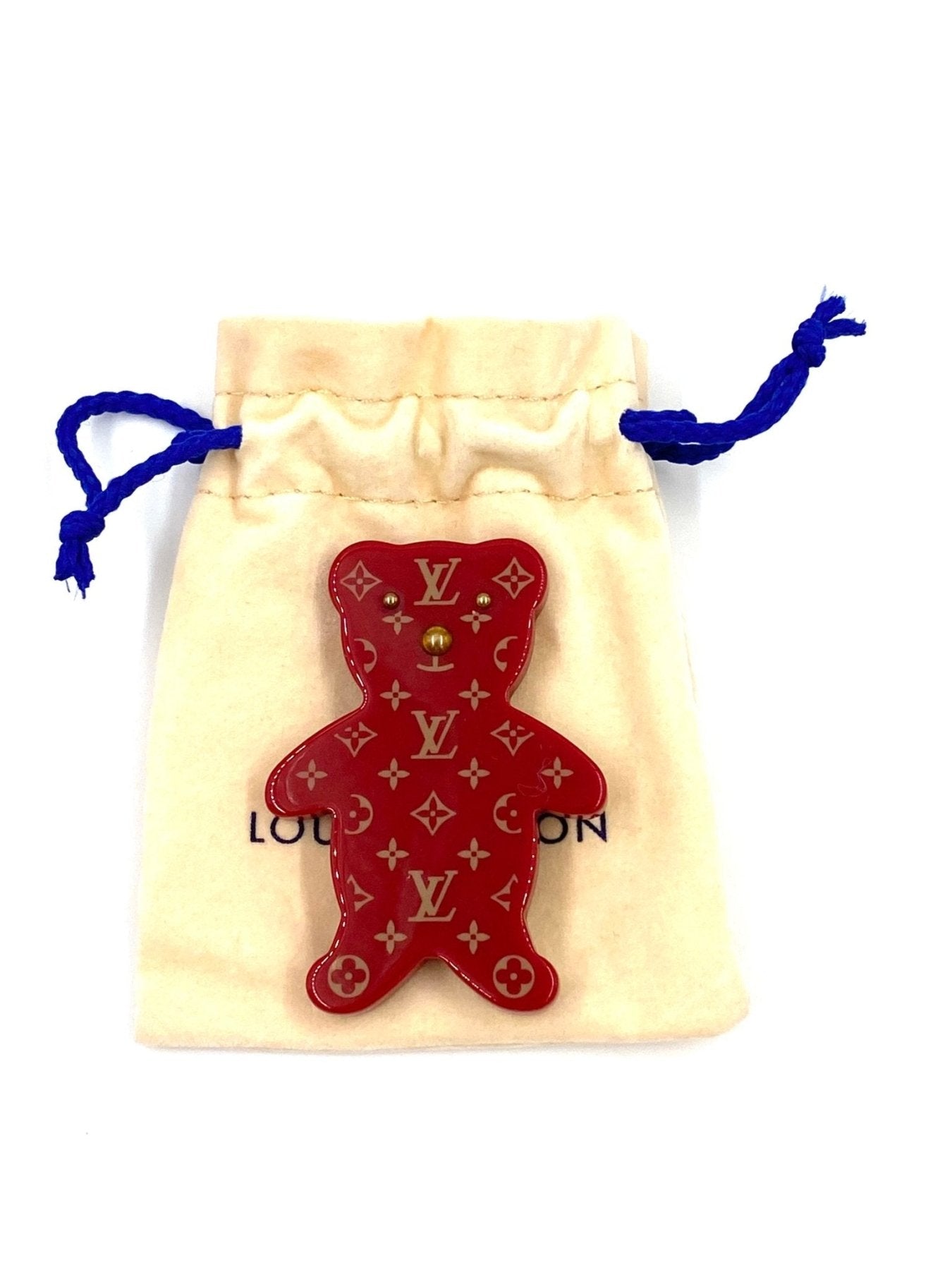 LOUIS VUITTON Teddy Brosche rouge - Clutch & Macarons - Clutch & Macarons -