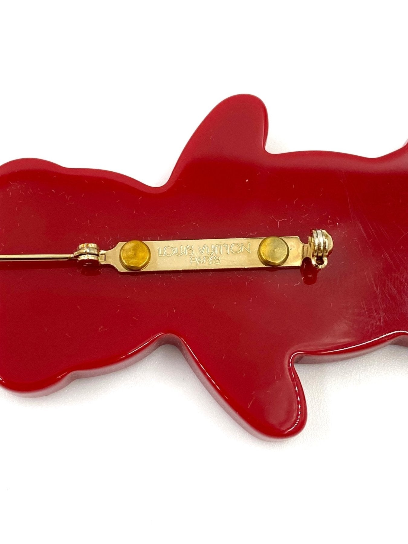 LOUIS VUITTON Teddy Brosche rouge - Clutch & Macarons - Clutch & Macarons -