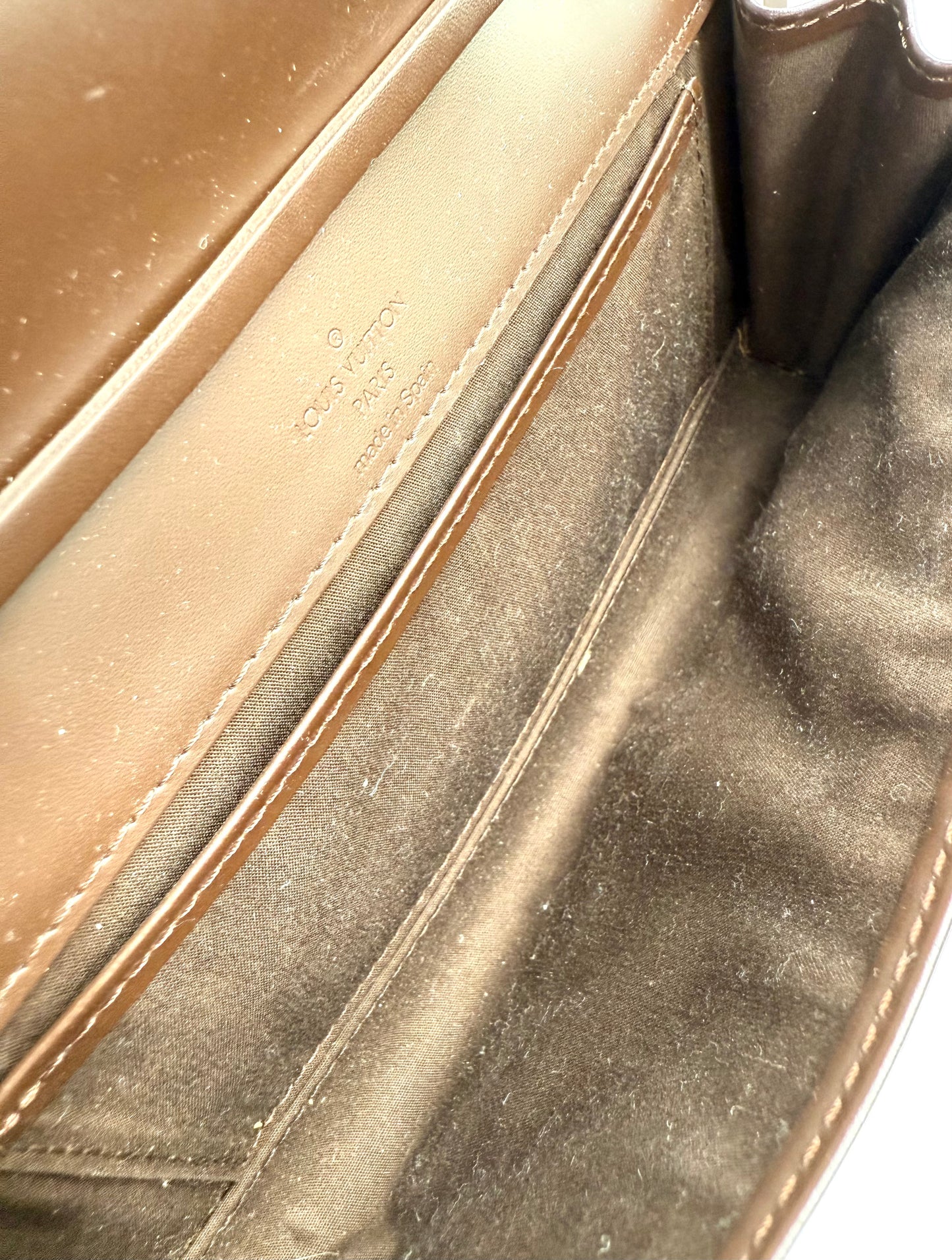 LOUIS VUITTON Honfleur Epi mokka