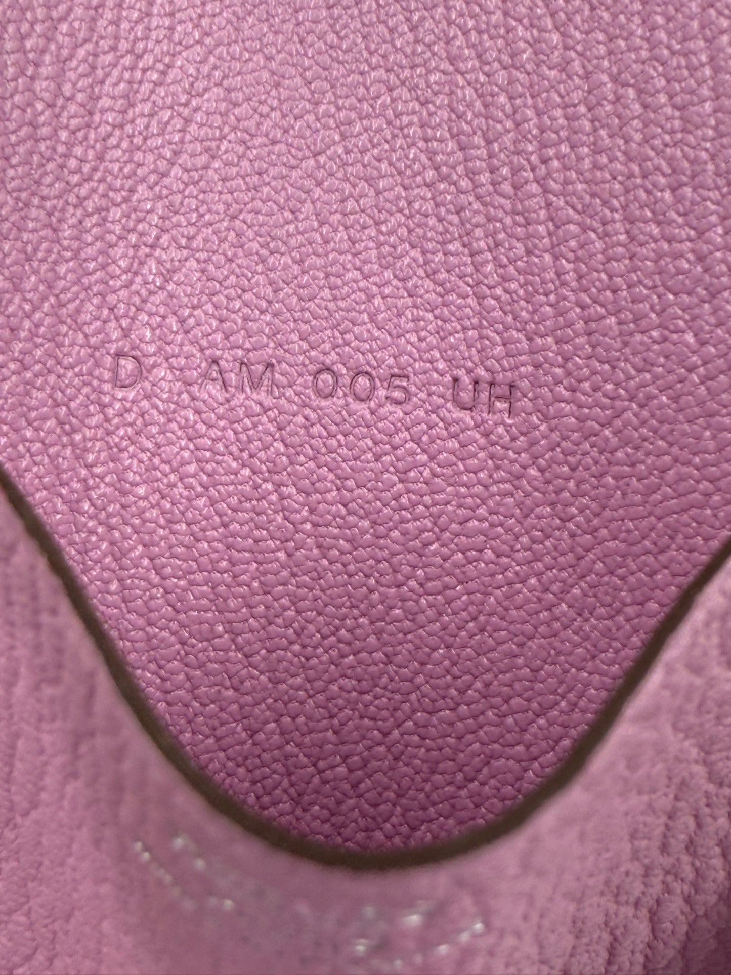 HERMÈS Loop Portemonnaie Mauve Sylvestre Mysoreleder