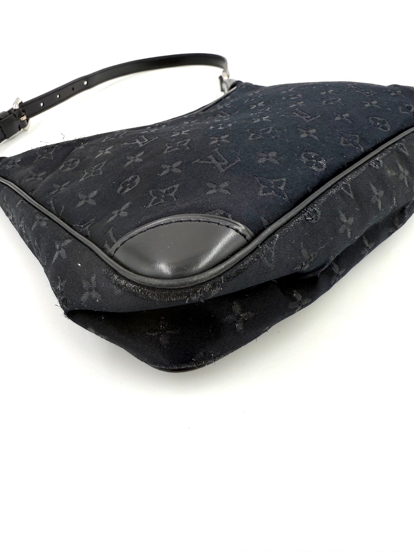 LOUIS VUITTON Mini Bolougne Satin noir