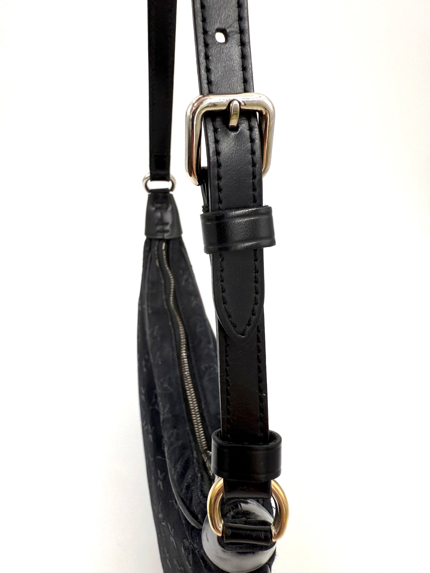 LOUIS VUITTON Mini Bolougne Satin noir