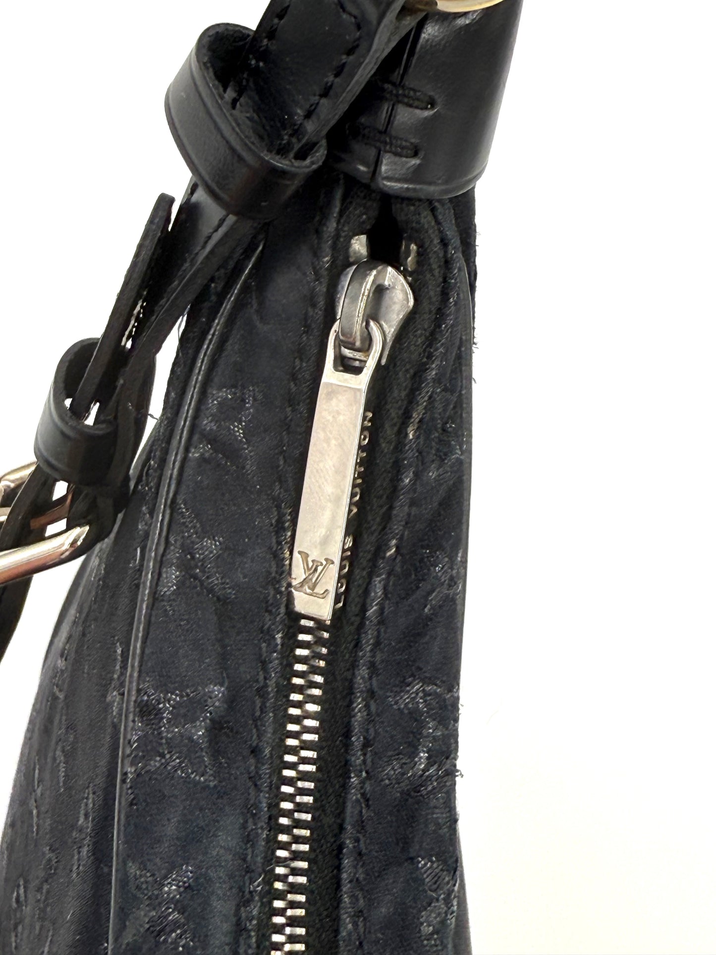 LOUIS VUITTON Mini Bolougne Satin noir