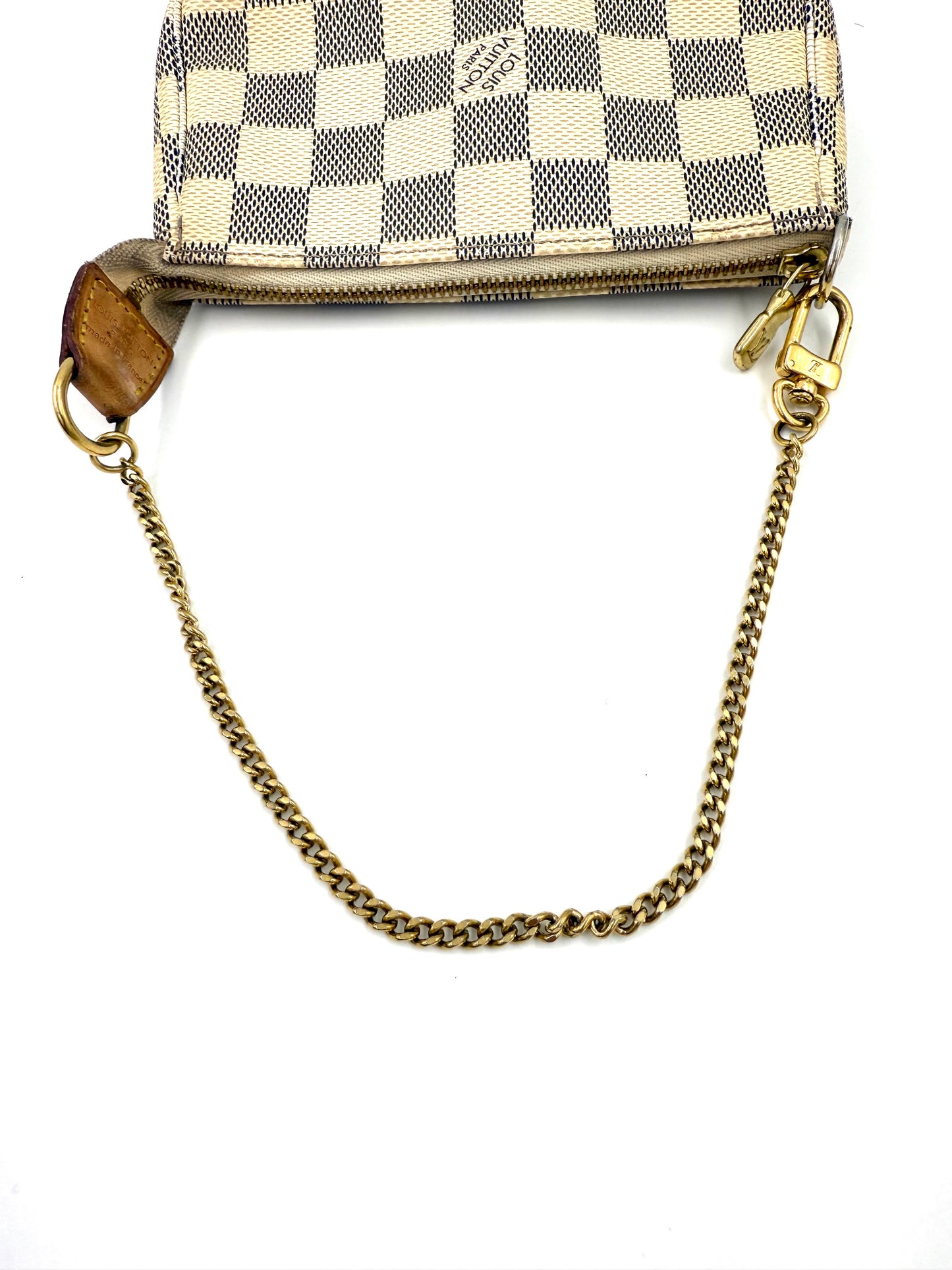 LOUIS VUITTON Mini Pochette Damier Azur