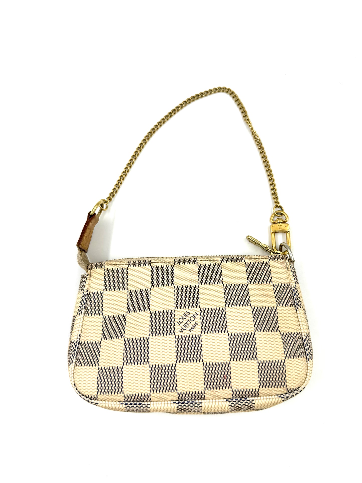 LOUIS VUITTON Mini Pochette Damier Azur