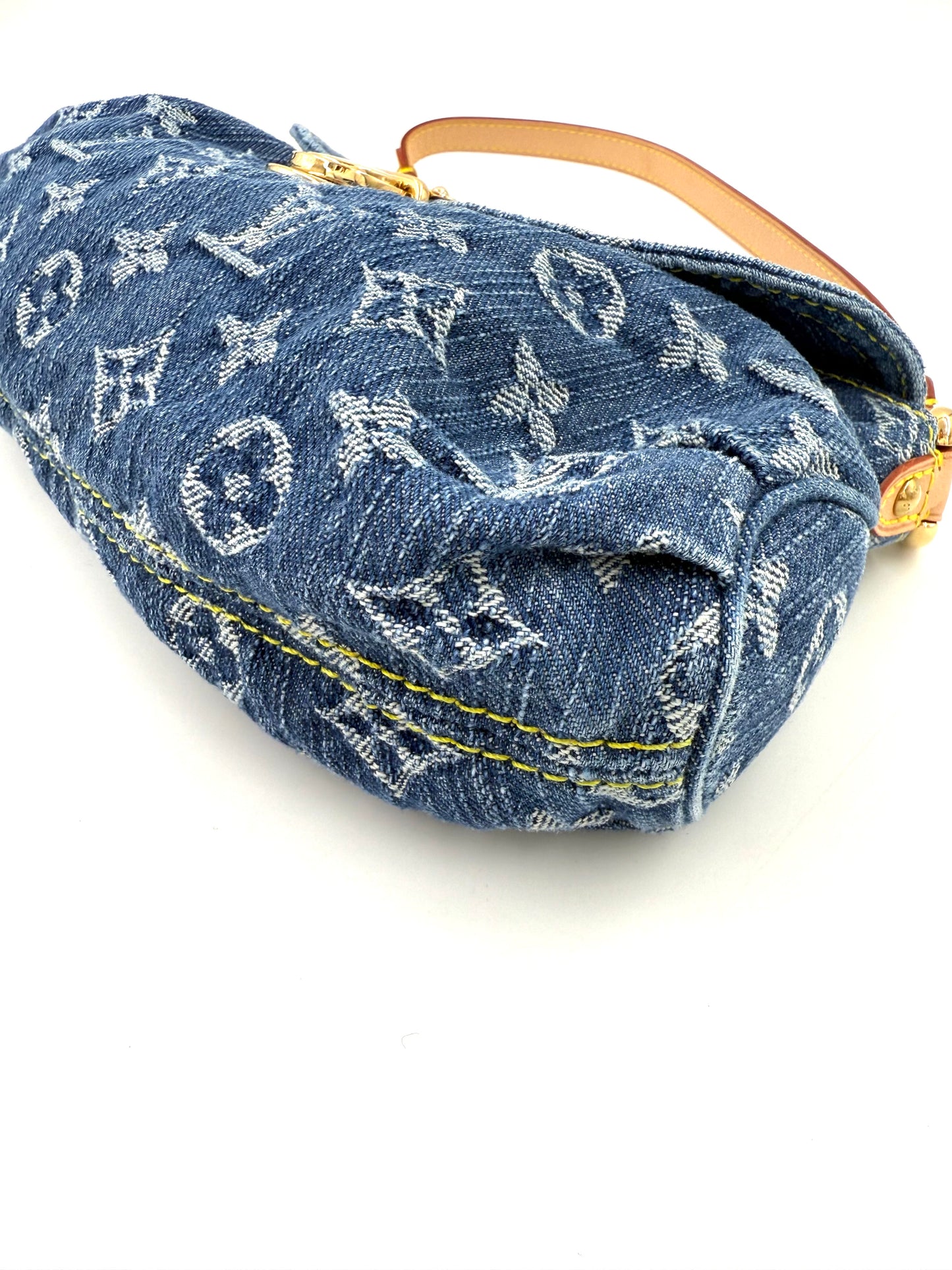 LOUIS VUITTON Mini Pleaty Monogram Denim