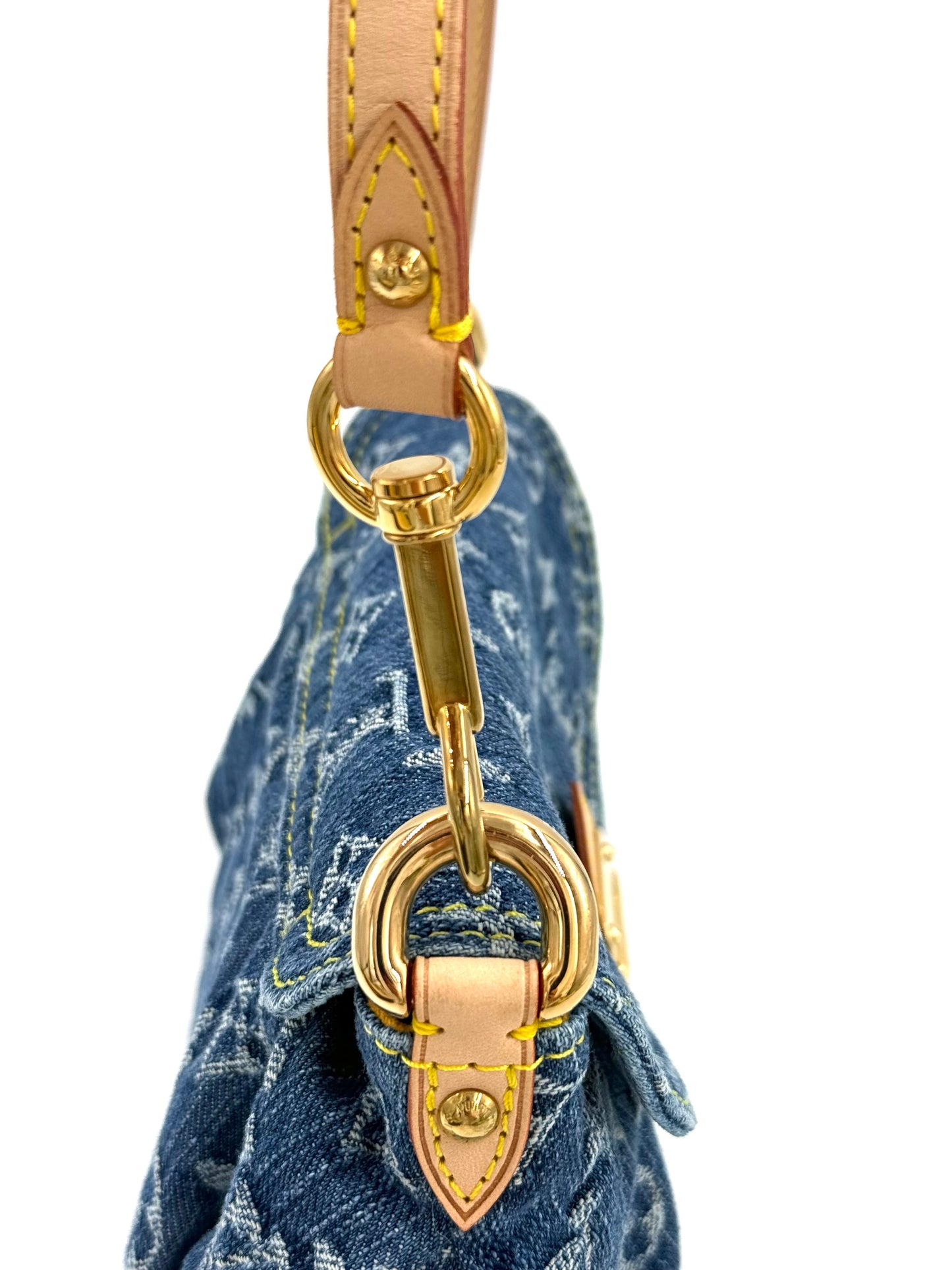LOUIS VUITTON Mini Pleaty Monogram Denim