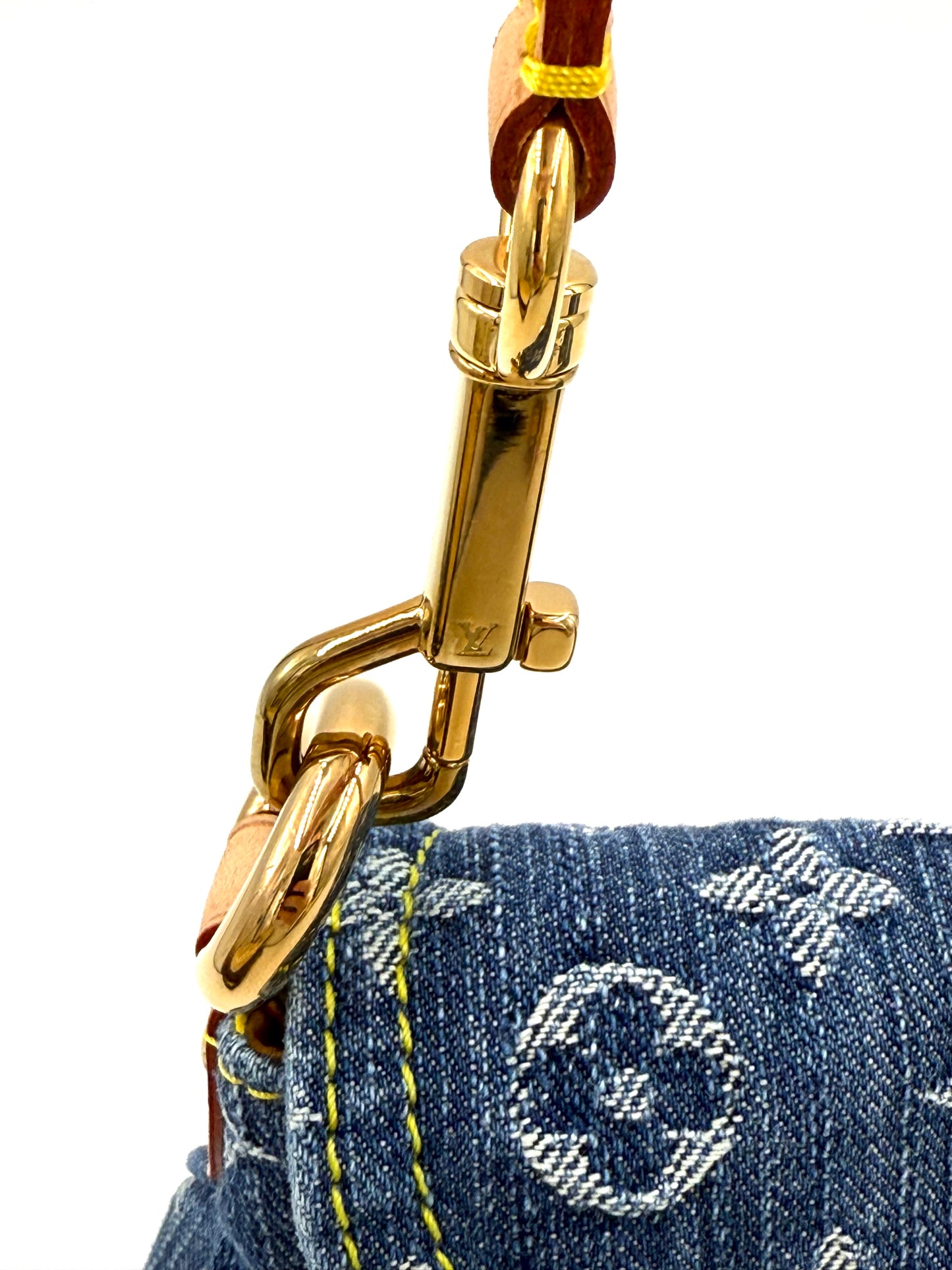 LOUIS VUITTON Mini Pleaty Monogram Denim