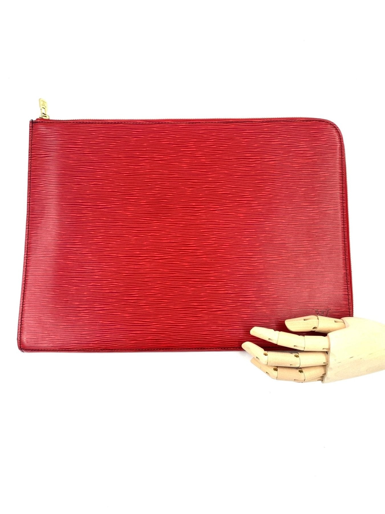 LOUIS VUITTON Pochette Jour GM Epi rouge - Clutch & Macarons - VI0912 - Clutch & Macarons -