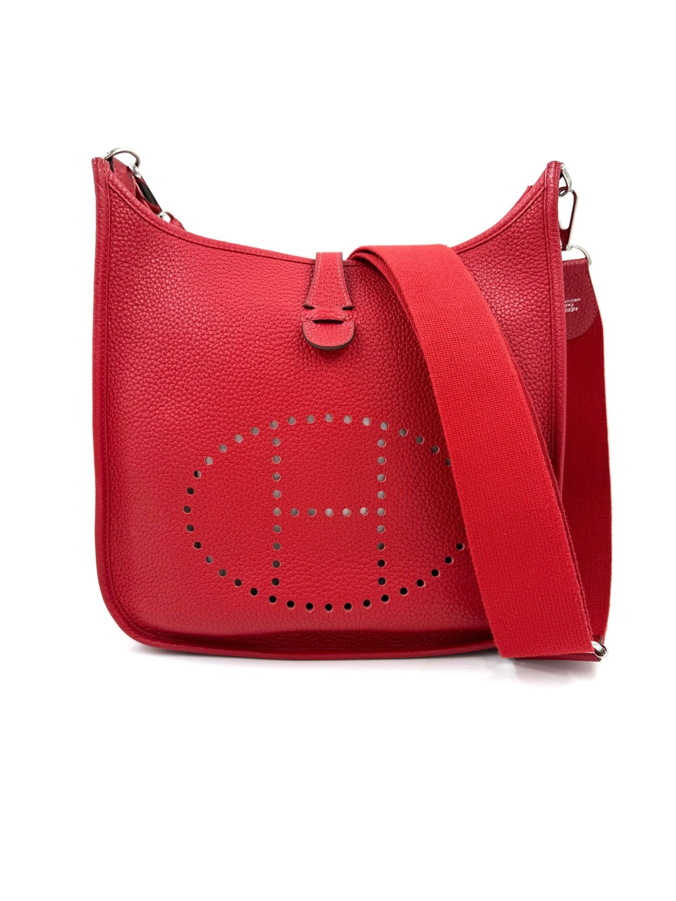 HERMÈS Evelyne 29 Clemence rouge - Clutch & Macarons - Q im Quadrat; 2013 - Clutch & Macarons -