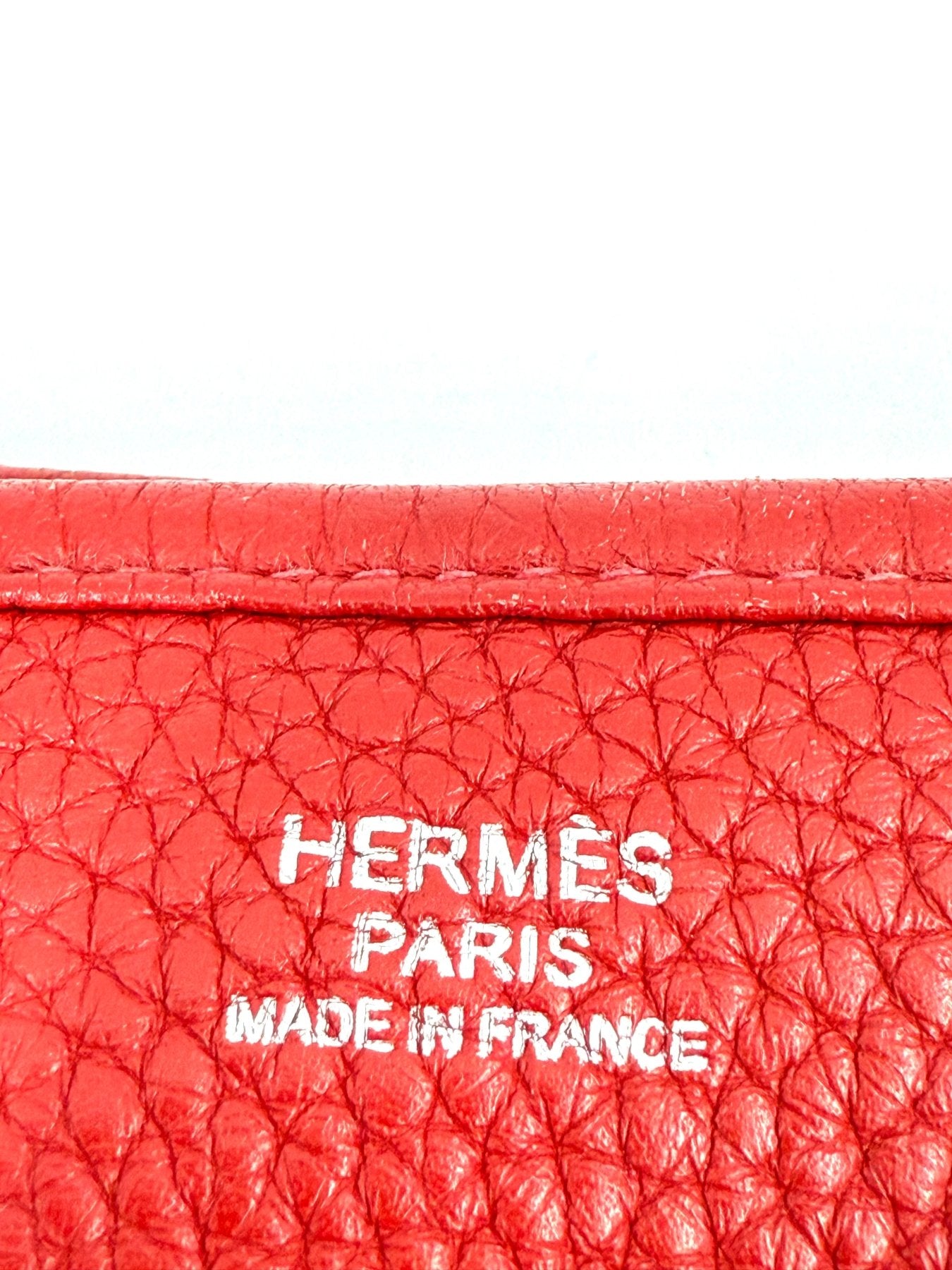 HERMÈS Evelyne 29 Clemence rouge - Clutch & Macarons - Q im Quadrat; 2013 - Clutch & Macarons -