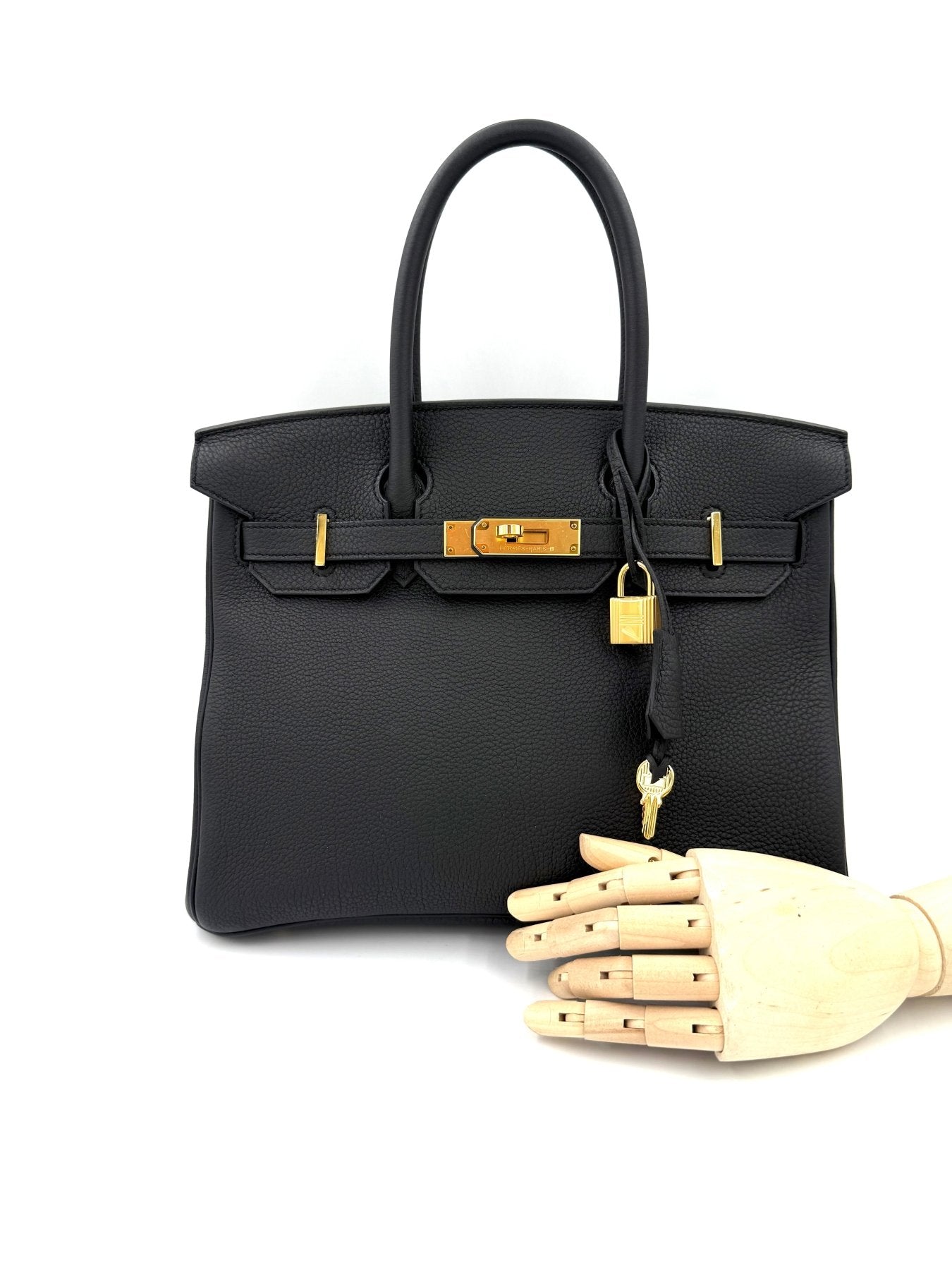 HERMÈS Birkin 30 Togo schwarz GHW - Clutch & Macarons - WPY574 - Clutch & Macarons -