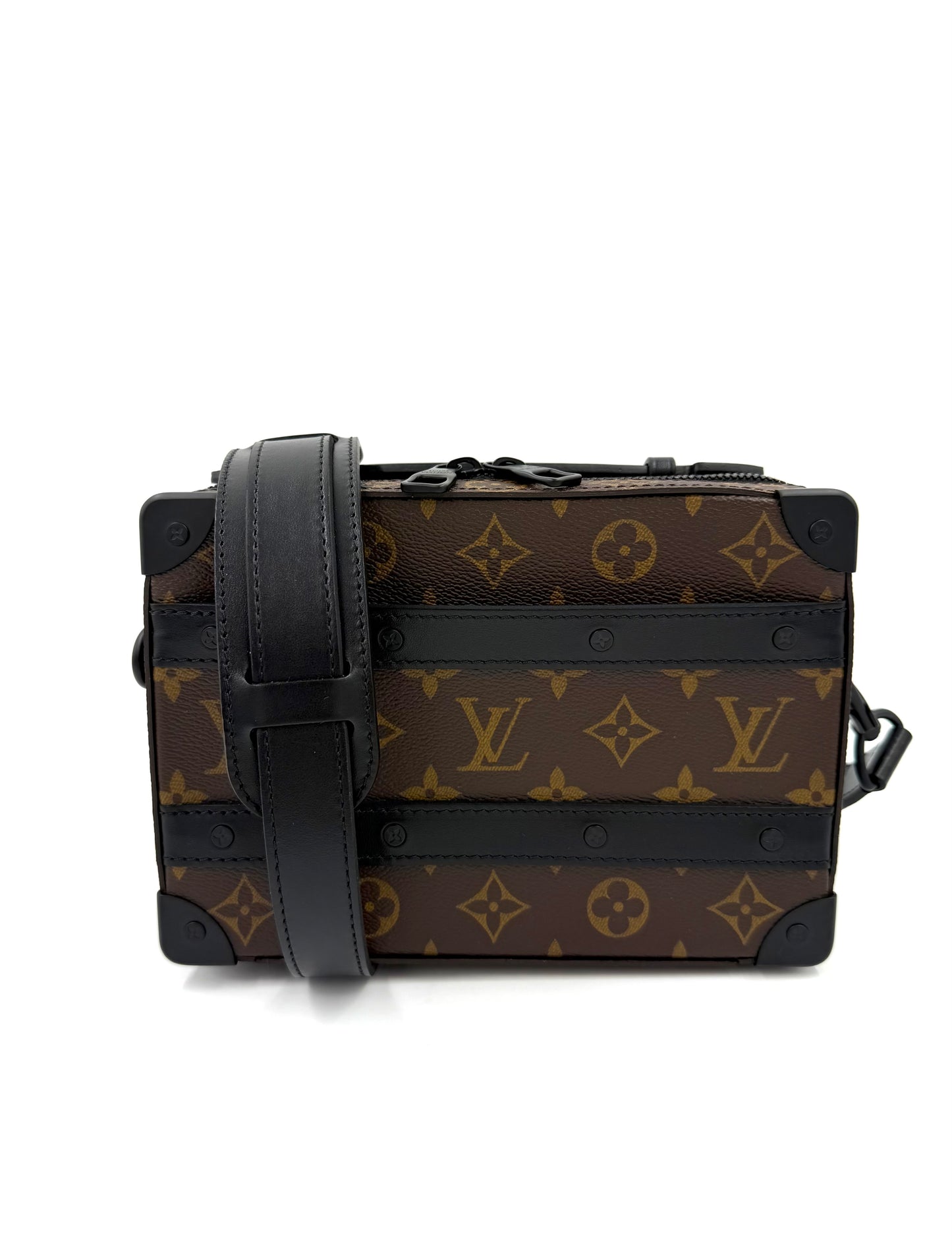 LOUIS VUITTON Handle Soft Trunk Monogram Canvas