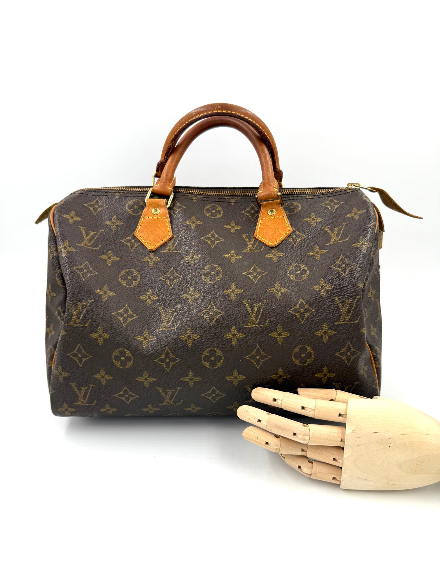 LOUIS VUITTON Speedy 30 Monogram Canvas Vintage
