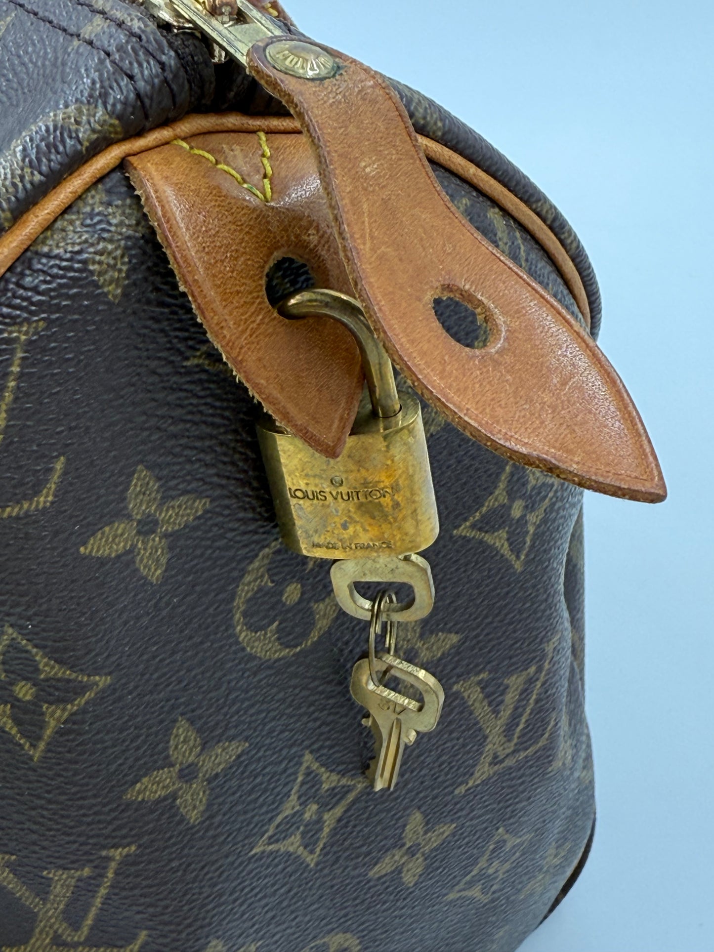 LOUIS VUITTON Speedy 30 Monogram Canvas Vintage