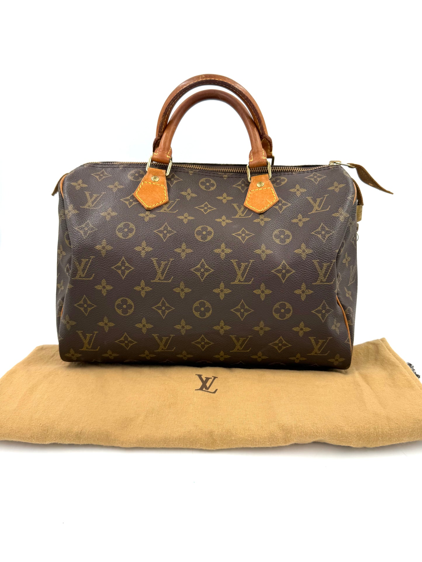 LOUIS VUITTON Speedy 30 Monogram Canvas Vintage