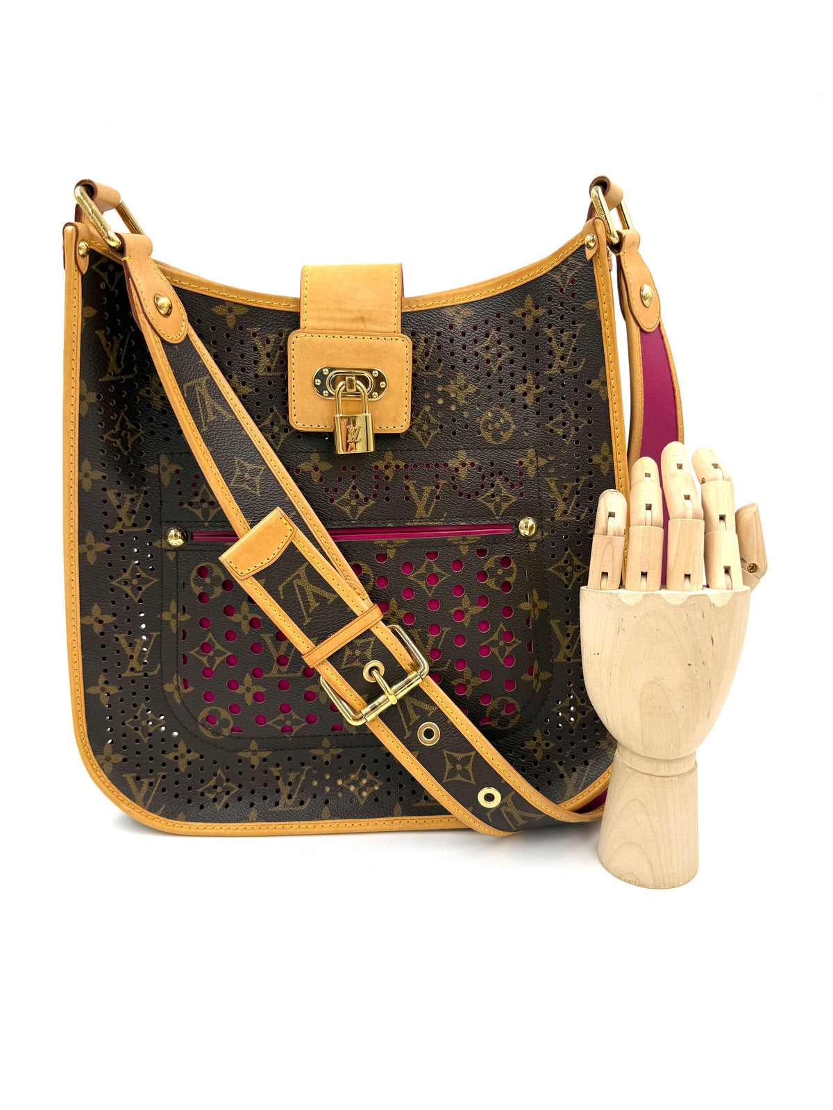 LOUIS VUITTON Musette Monogram Perforated