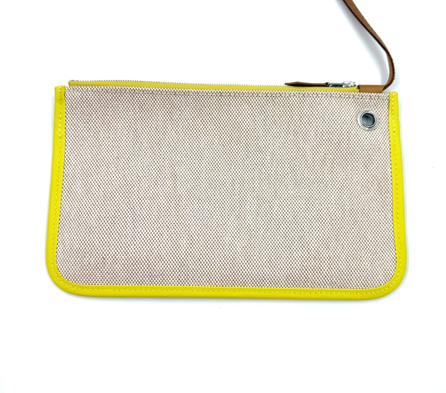 HERMÈS Herbag 31 Lime - Clutch & Macarons - Stempel U; 2022 - Clutch & Macarons -