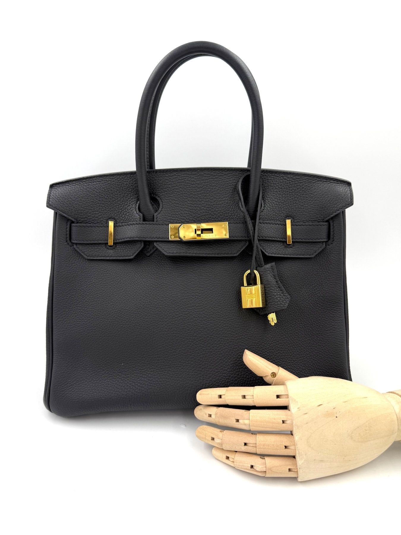 HERMÈS Birkin 30 Togo schwarz GHW - Clutch & Macarons - Y - Clutch & Macarons -