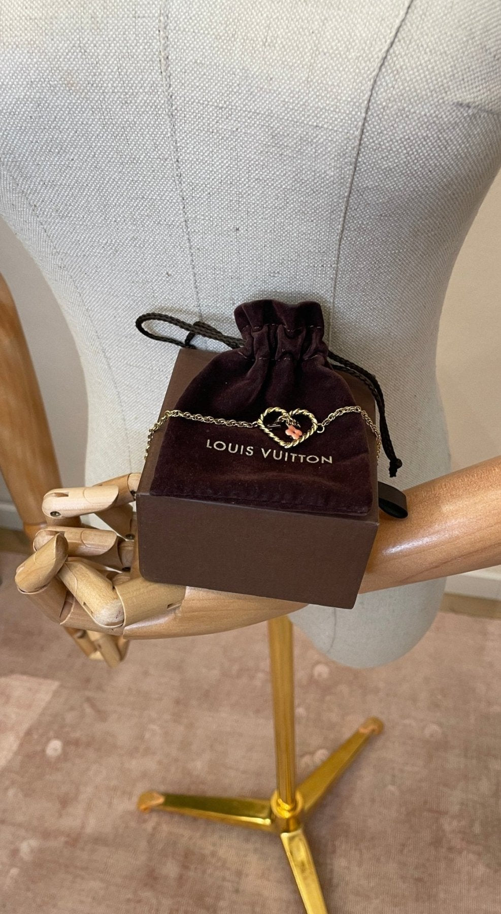 LOUIS VUITTON Armkettchen Heart - Clutch & Macarons - GP0110 - Clutch & Macarons -