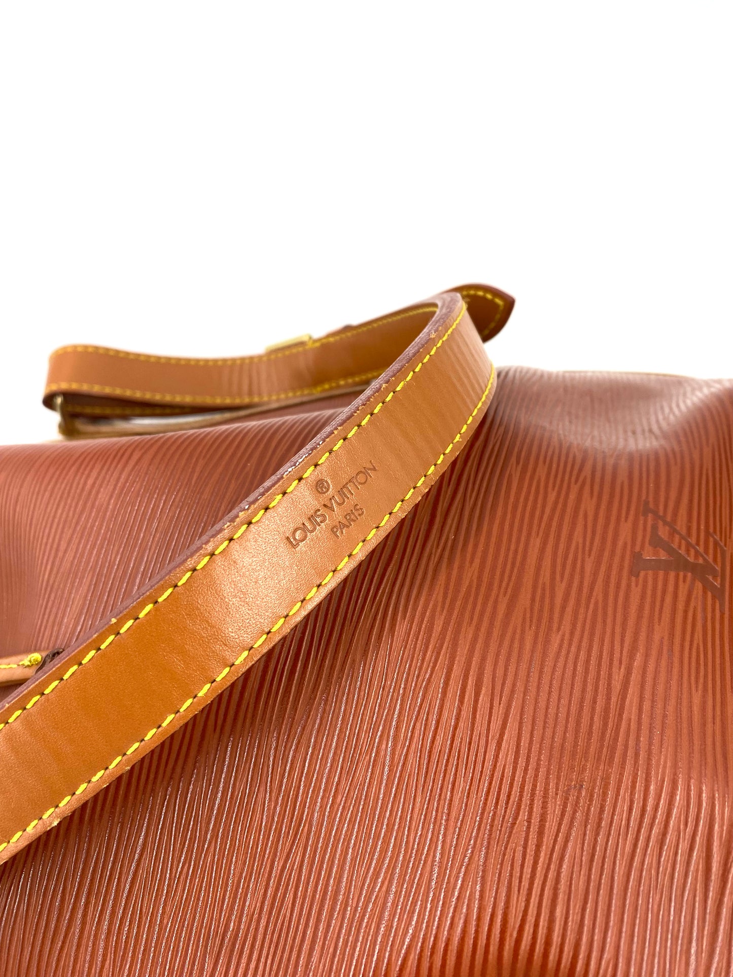 LOUIS VUITTON Noe grande Epileder Bicolor cognac