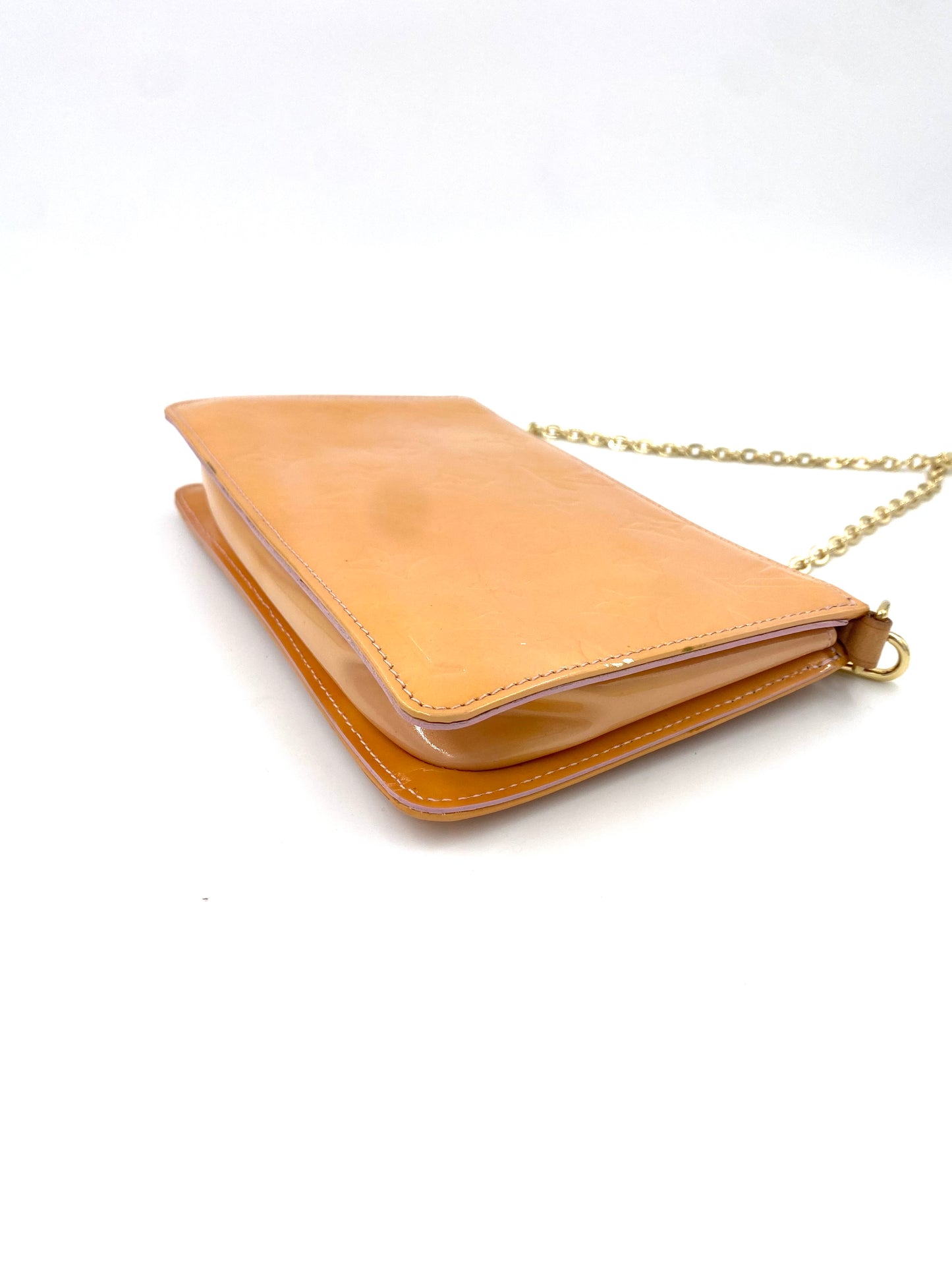 LOUIS VUITTON Pochette Lexington Vernis mit Clutch & Macarons Gold Chain