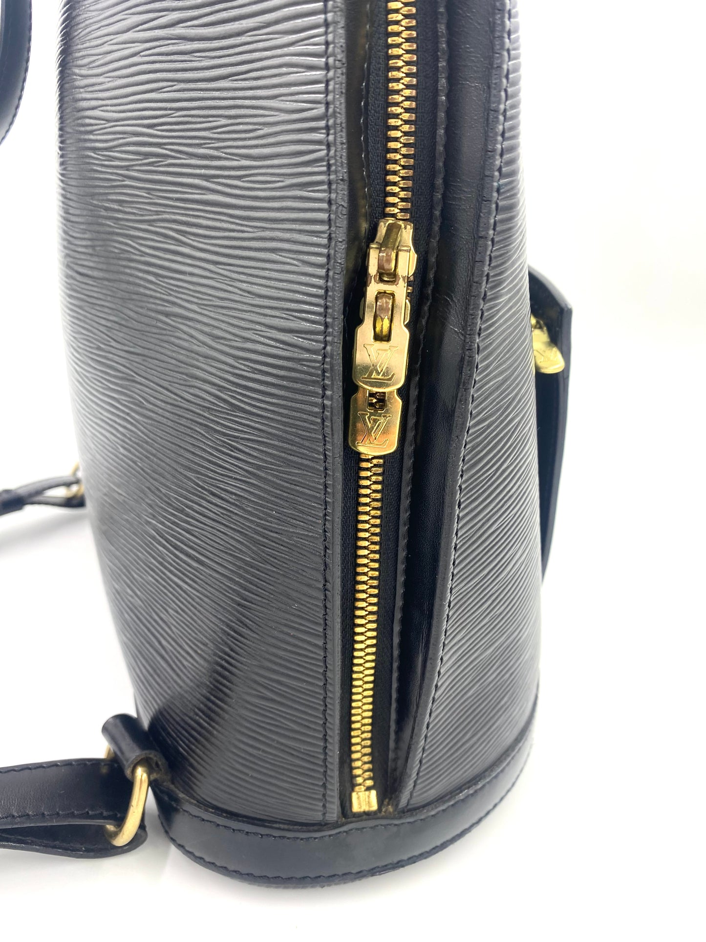 LOUIS VUITTON Rucksack Gobelins Epi schwarz