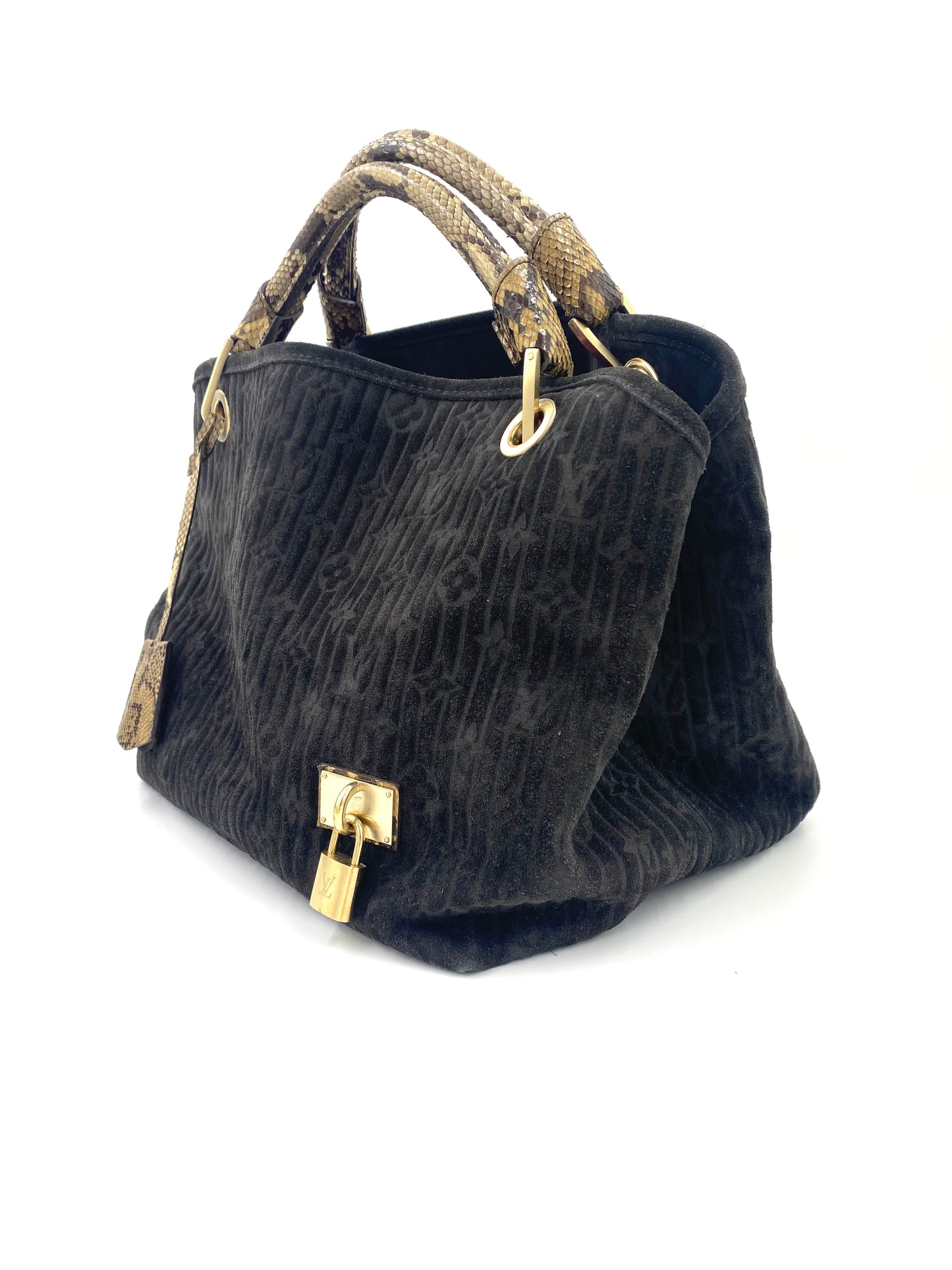 LOUIS VUITTON Whisper Monogram Suede