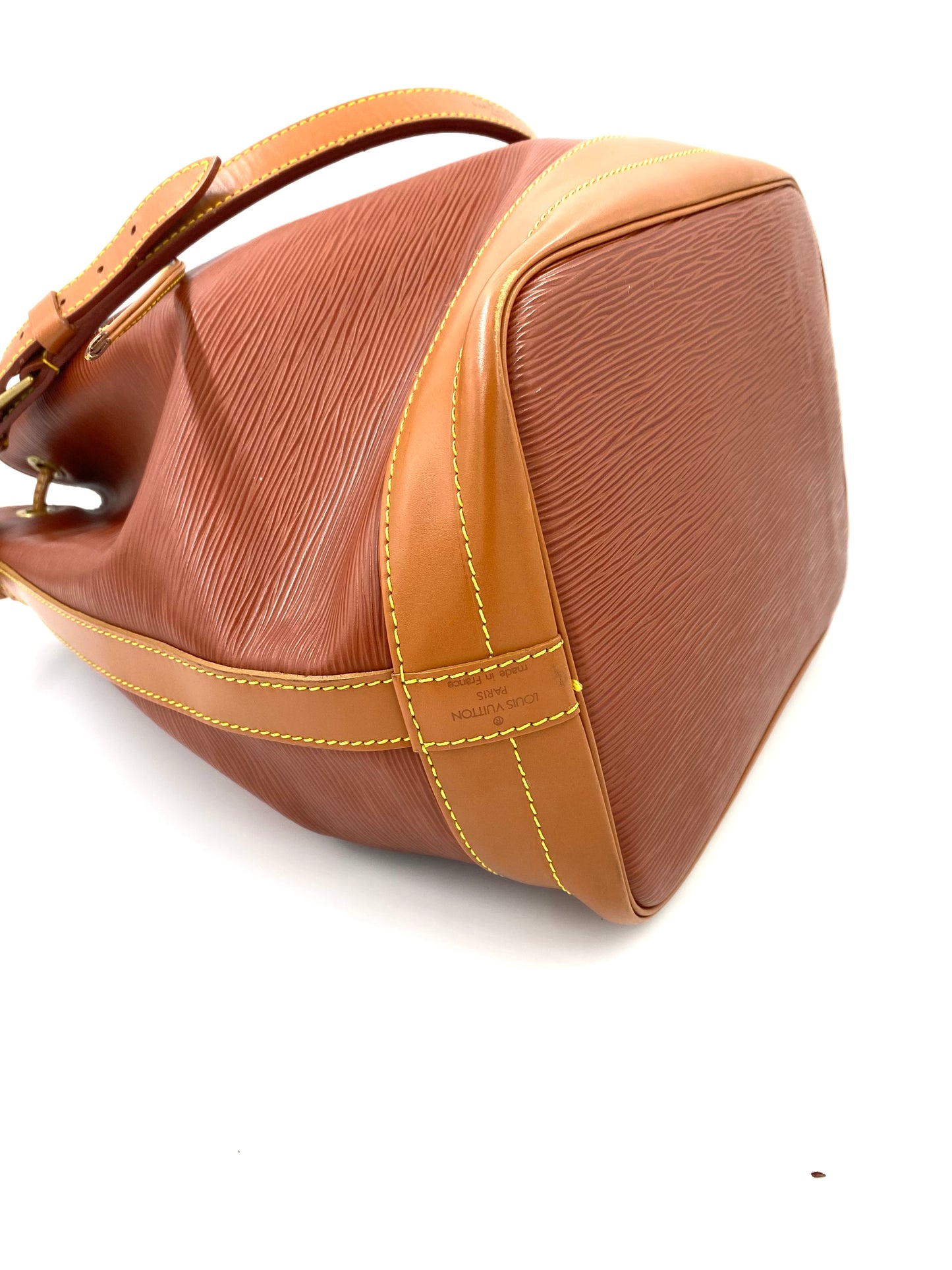 LOUIS VUITTON Noe grande Epileder Bicolor cognac