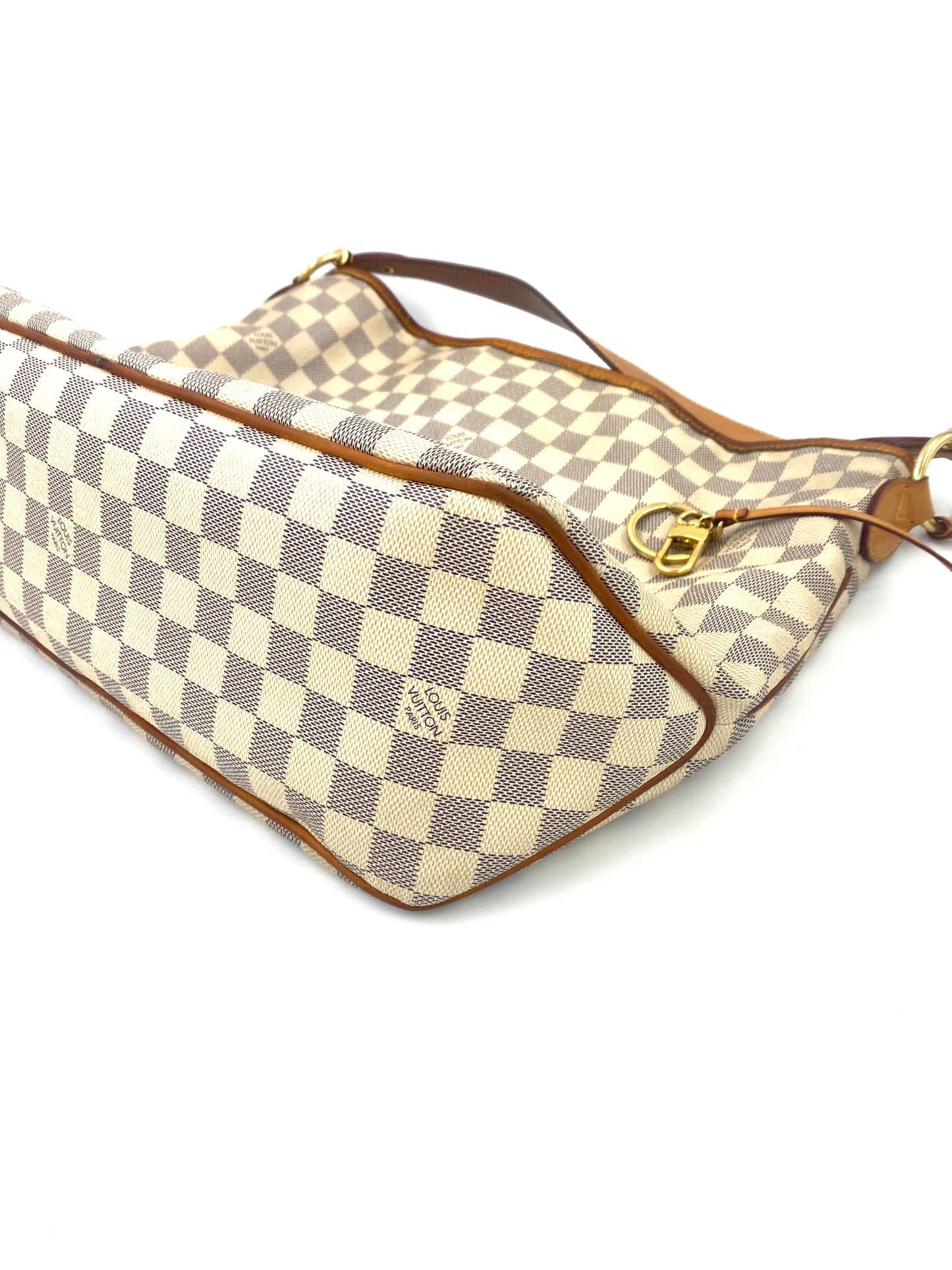 LOUIS VUITTON Delightful MM Damier azur Rose Ballerine