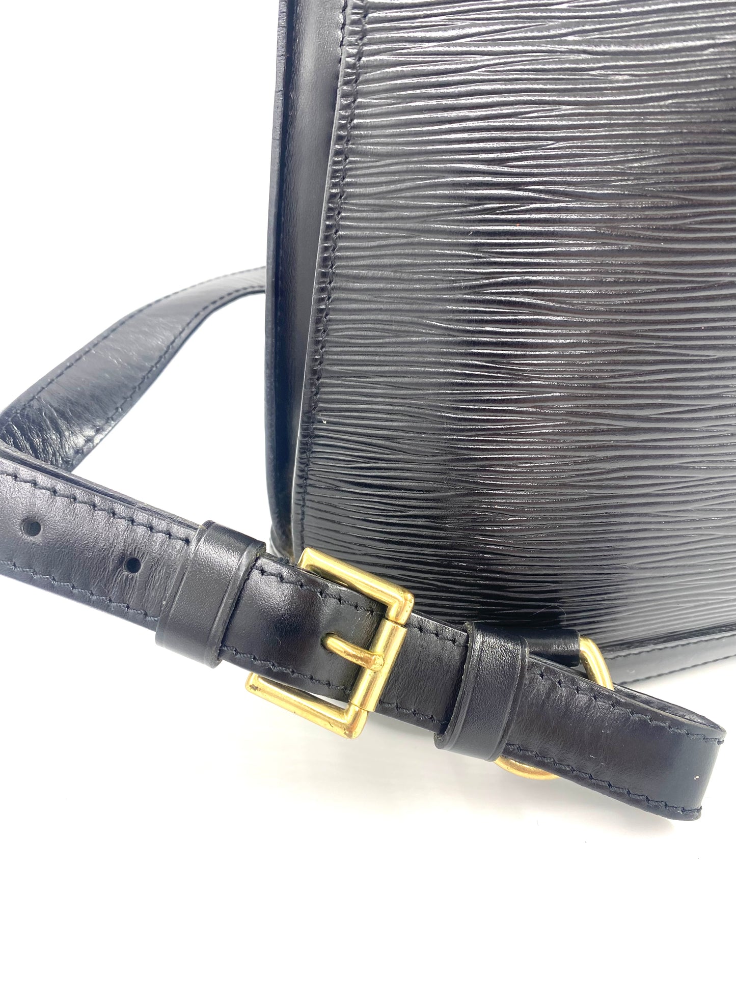 LOUIS VUITTON Rucksack Gobelins Epi schwarz