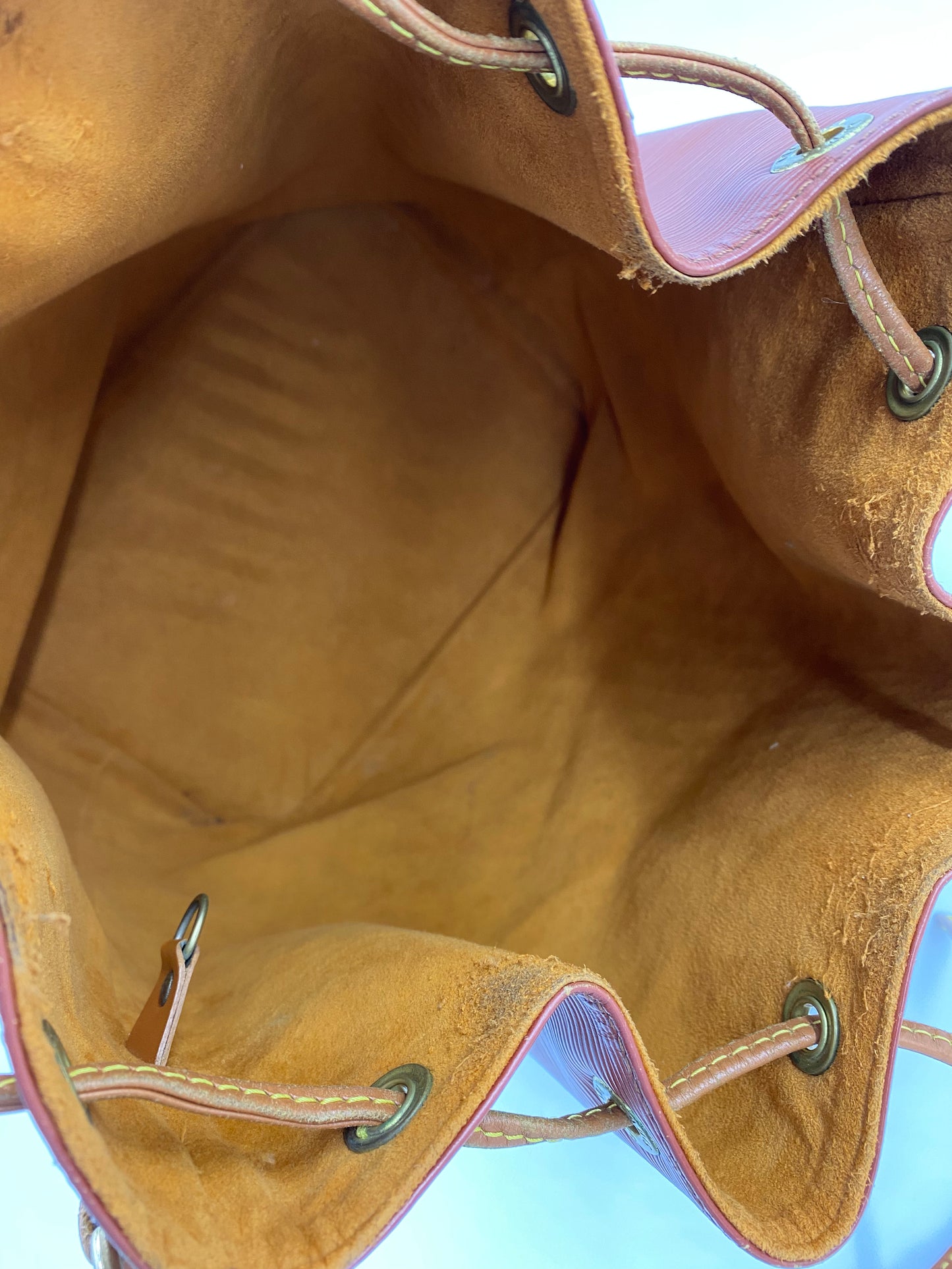 LOUIS VUITTON Noe grande Epileder Bicolor cognac