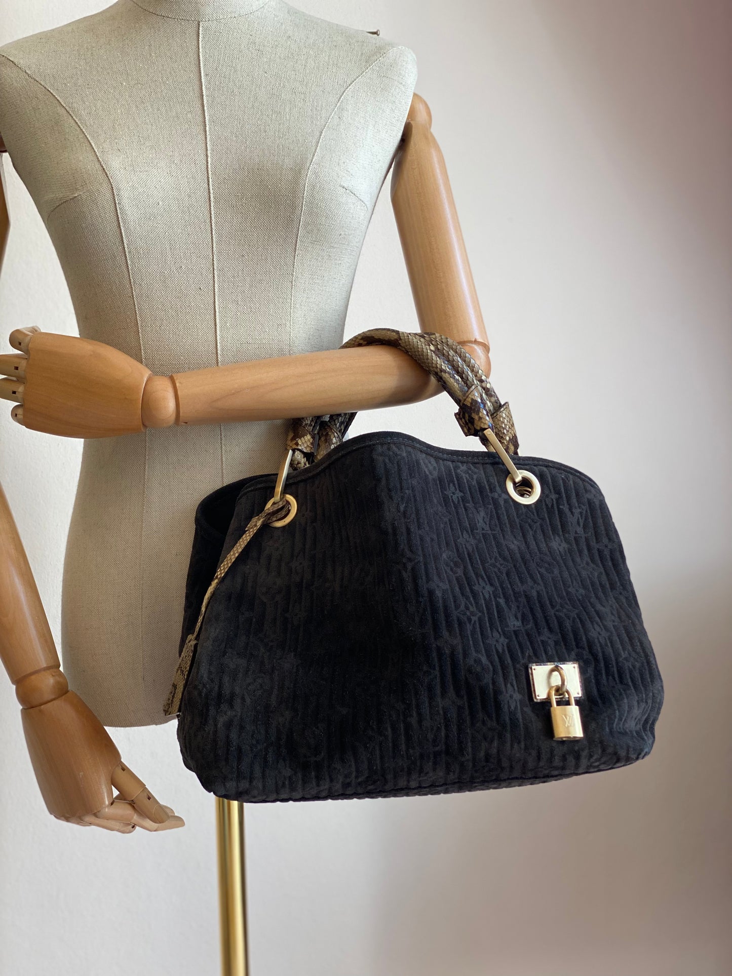 LOUIS VUITTON Whisper Monogram Suede