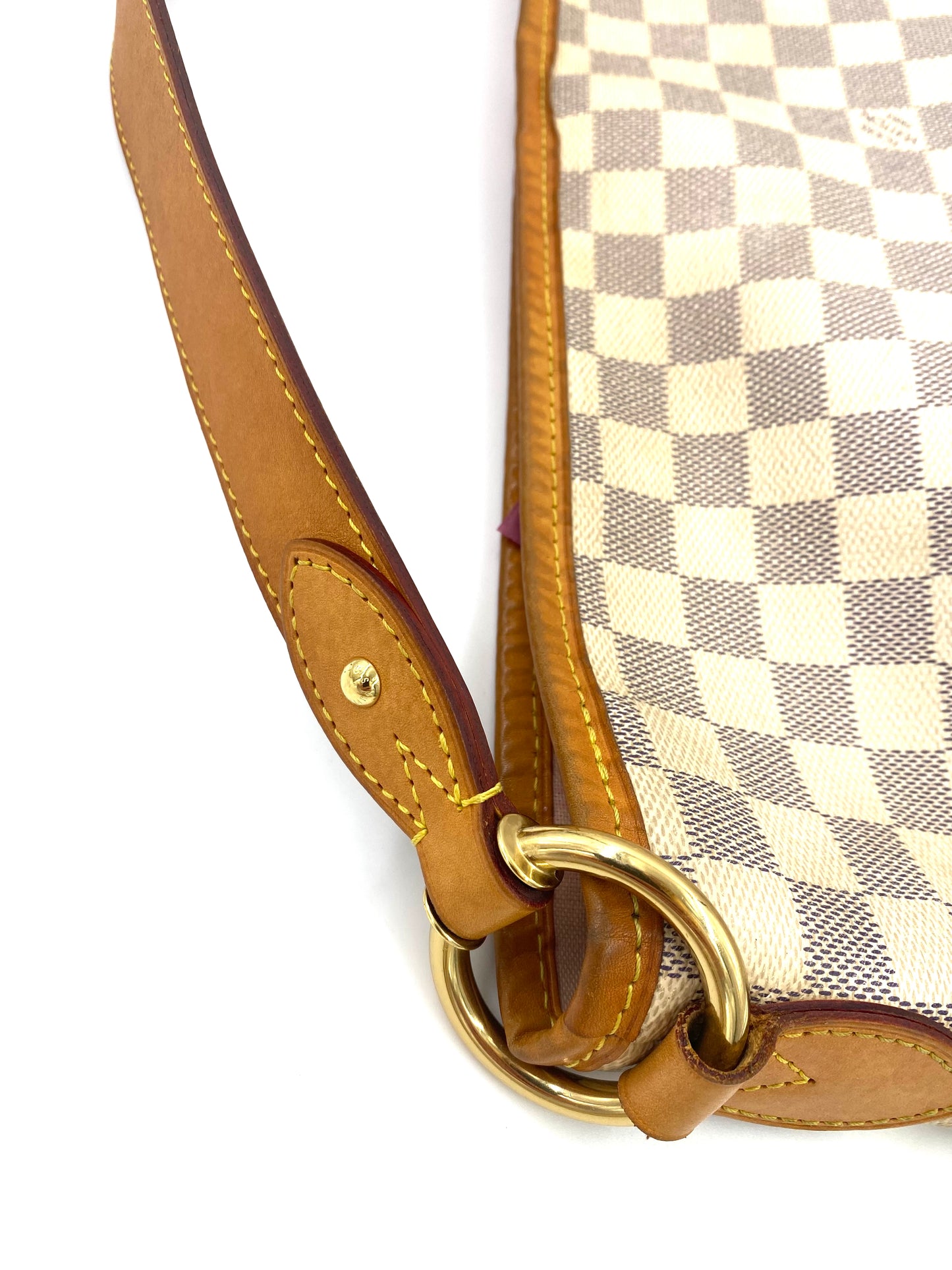 LOUIS VUITTON Delightful MM Damier azur Rose Ballerine