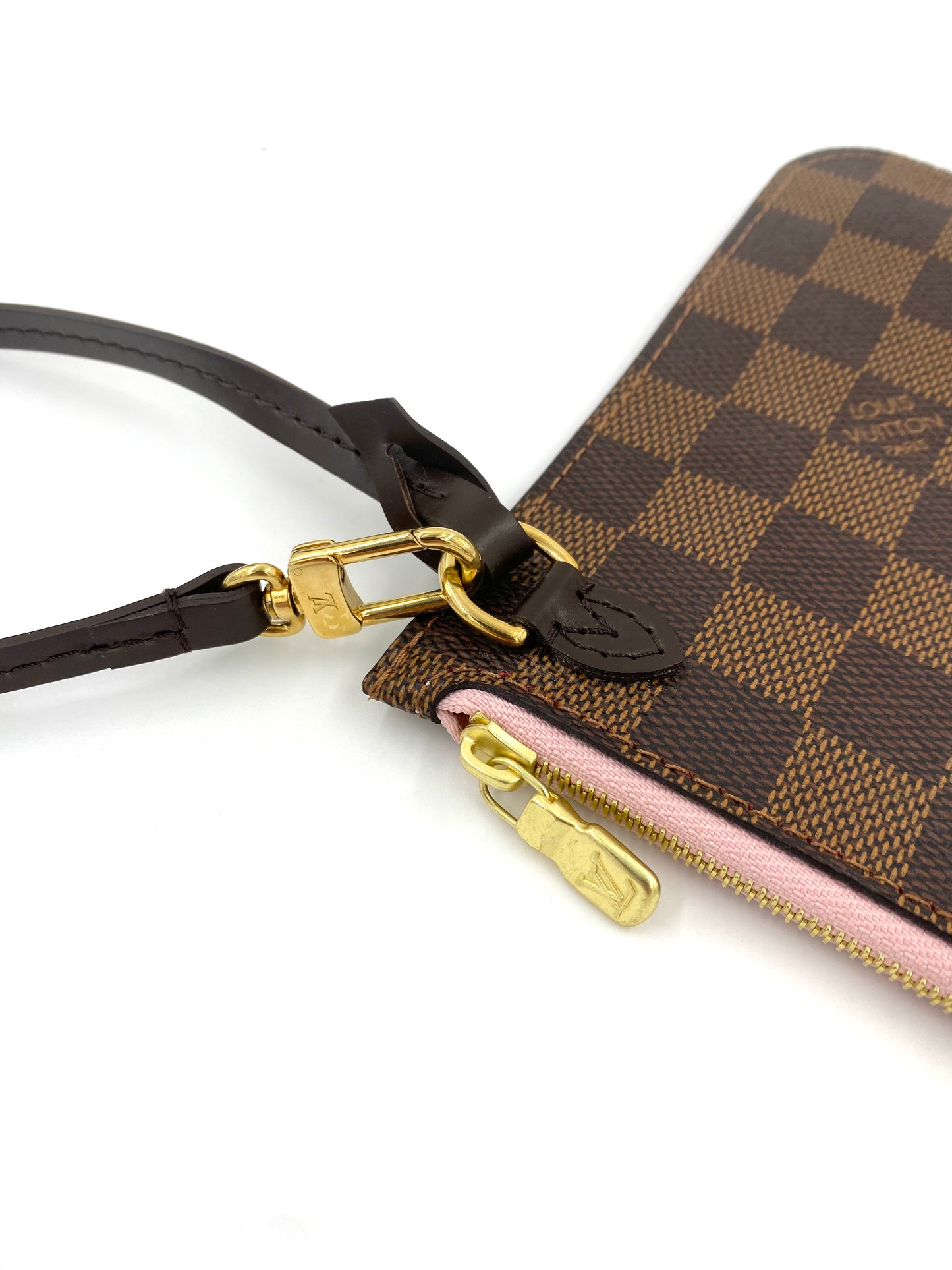 LOUIS VUITTON Neverfull MM mit Pochette Damier ebene