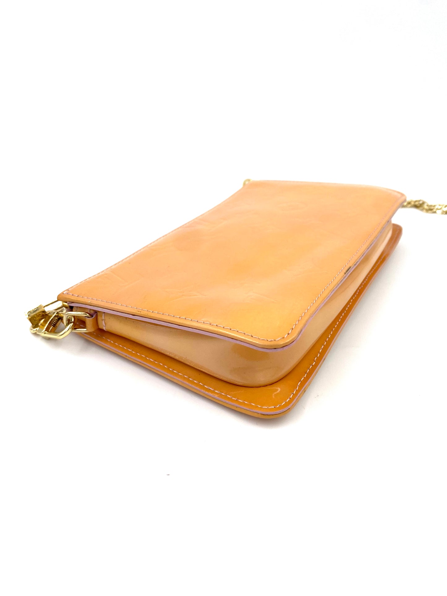 LOUIS VUITTON Pochette Lexington Vernis mit Clutch & Macarons Gold Chain