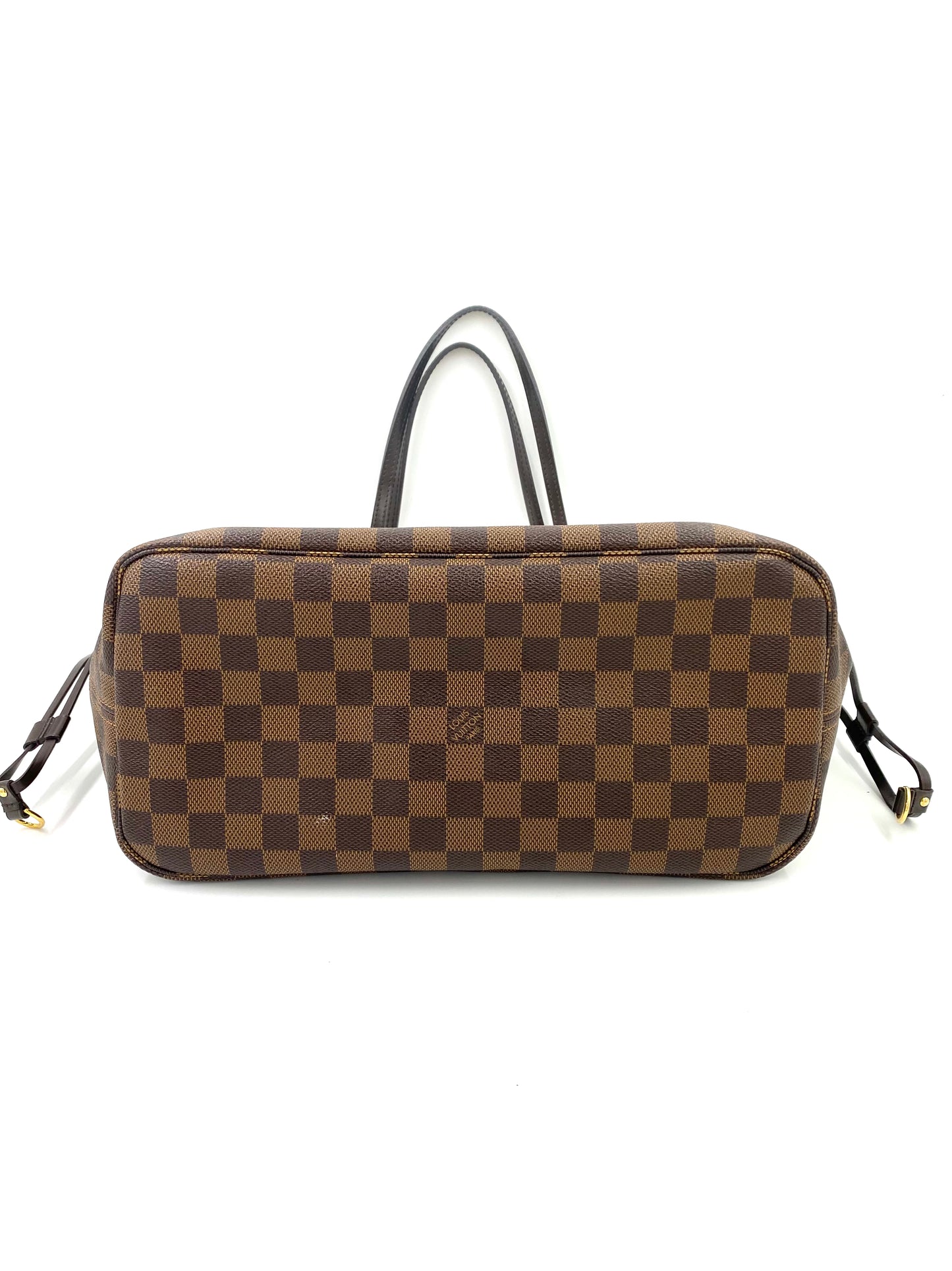 LOUIS VUITTON Neverfull MM mit Pochette Damier ebene