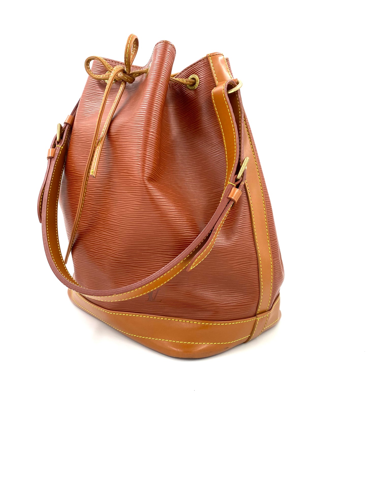 LOUIS VUITTON Noe grande Epileder Bicolor cognac