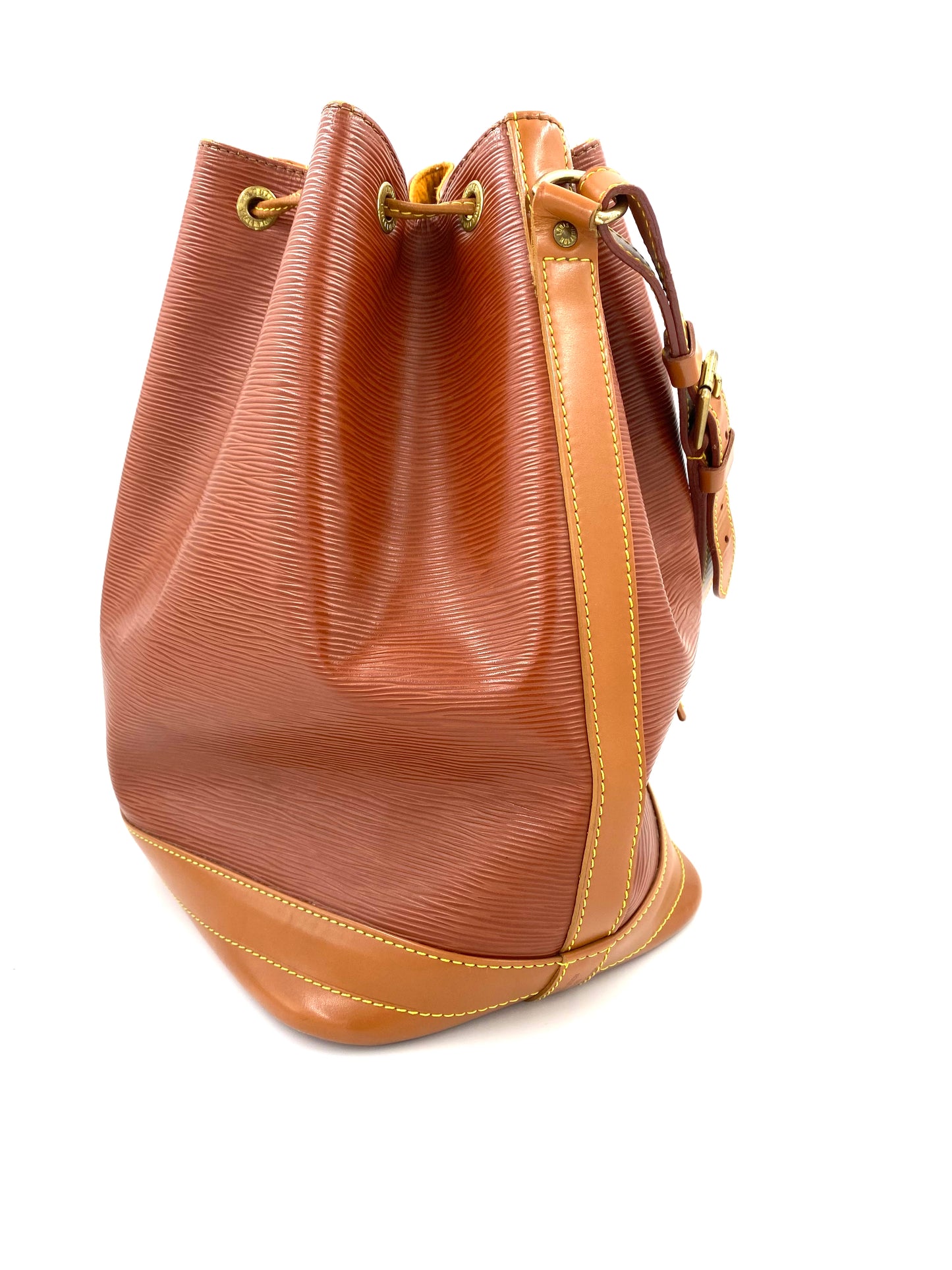 LOUIS VUITTON Noe grande Epileder Bicolor cognac