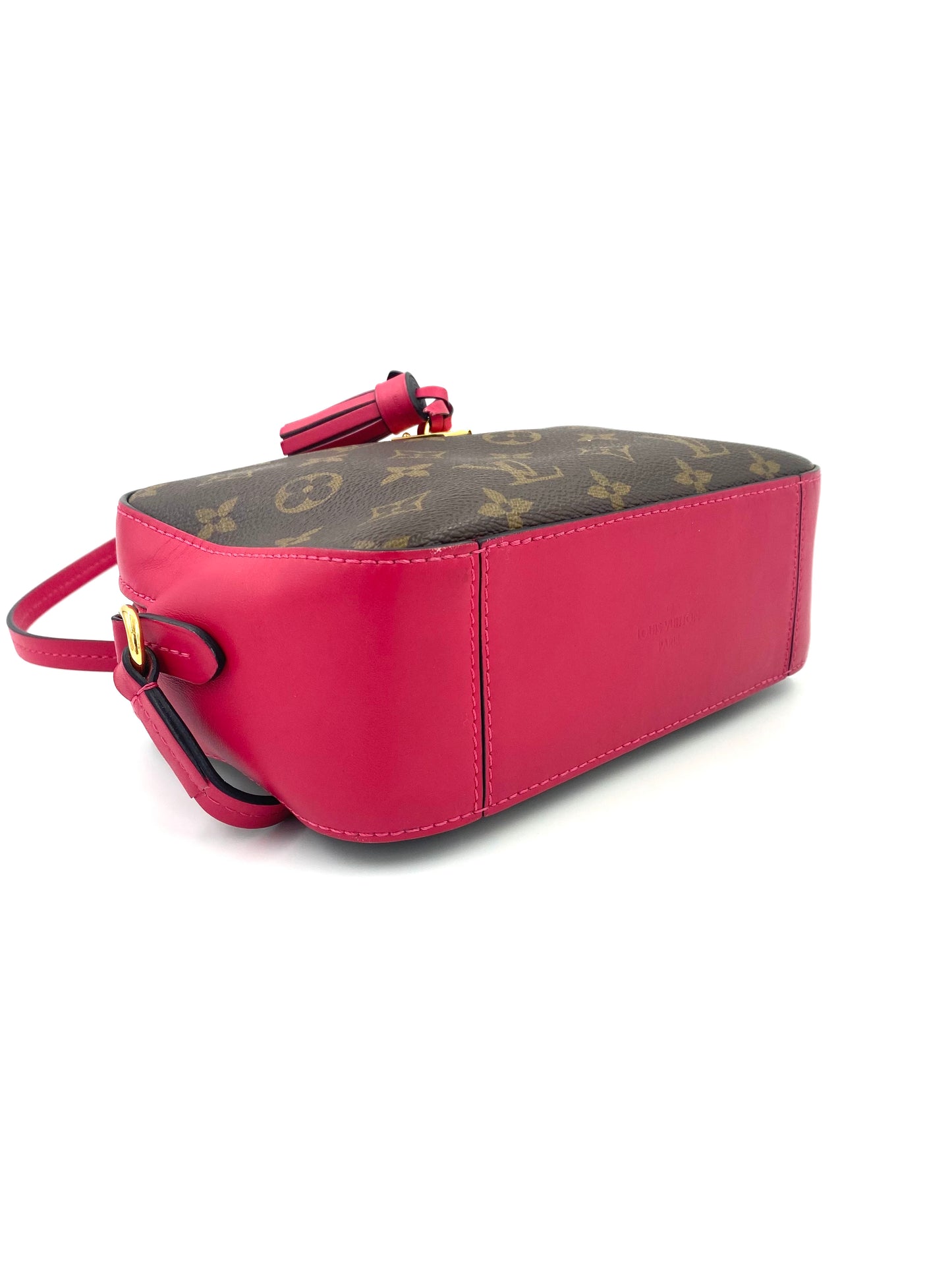 LOUIS VUITTON Saintonge Monogram fuchsia