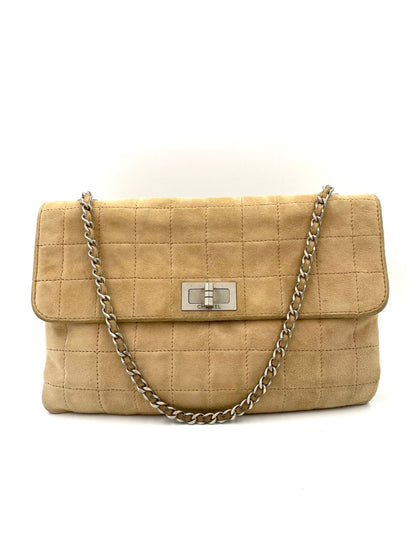 CHANEL 2.55 Singel Flap Bag Suede beige - Clutch & Macarons - 6051700 - Clutch & Macarons - 